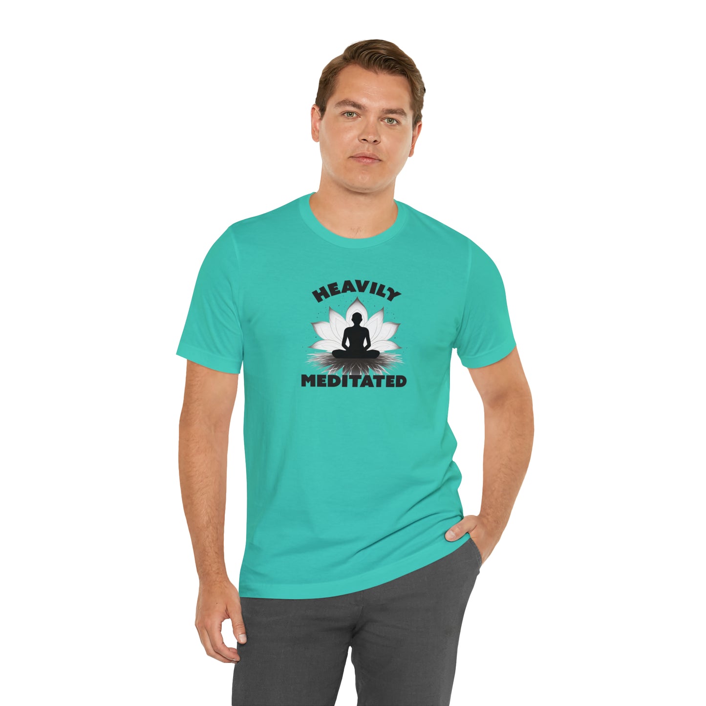 Heavily Meditated - Light Colors - Unisex Jersey Short Sleeve Tee