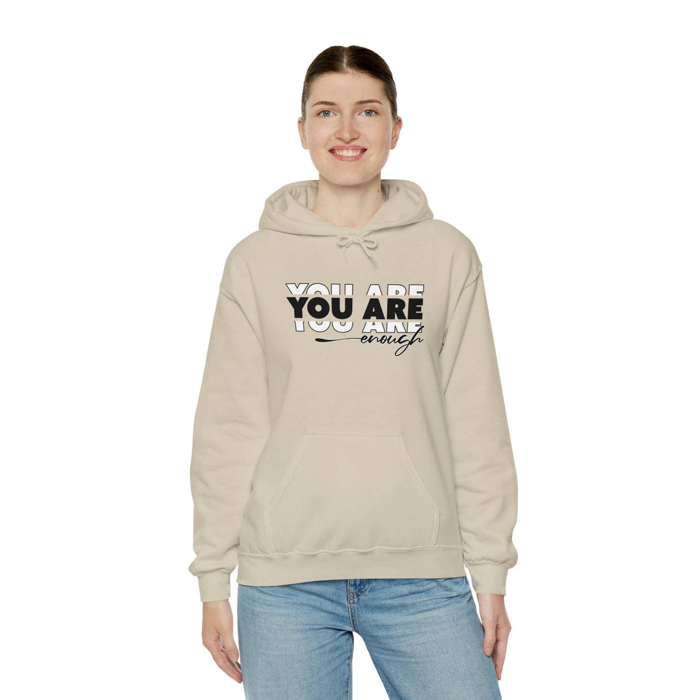 You Are Enough - Unisex Heavy Blend™ Hooded Sweatshirt