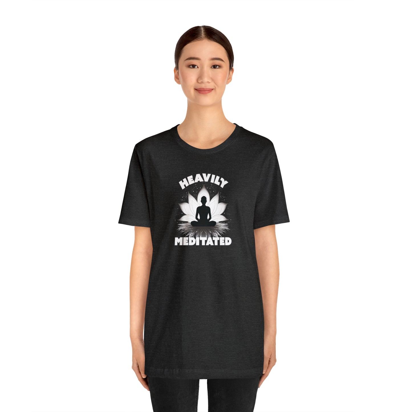 Heavily Meditated - Deep Colors - Unisex Jersey Short Sleeve Tee