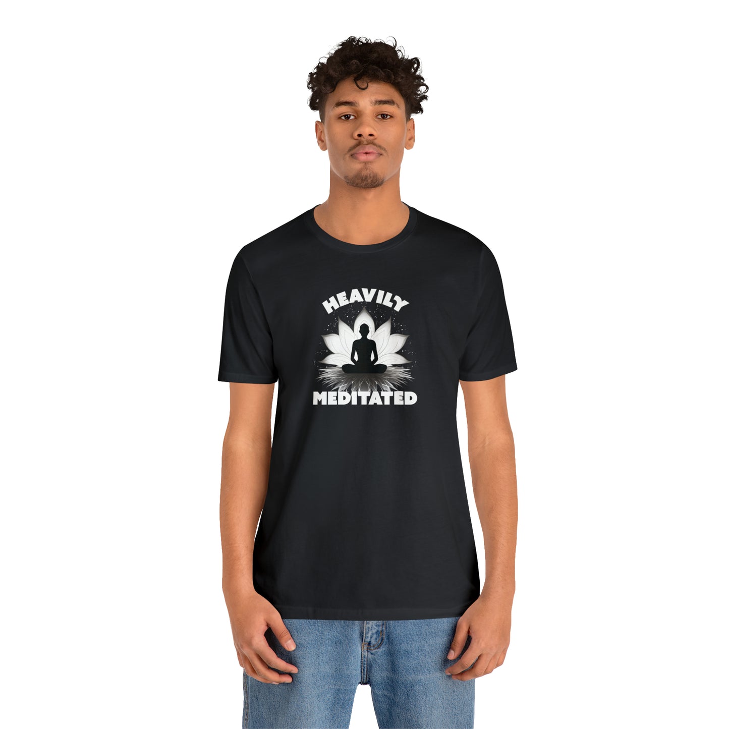Heavily Meditated - Deep Colors - Unisex Jersey Short Sleeve Tee