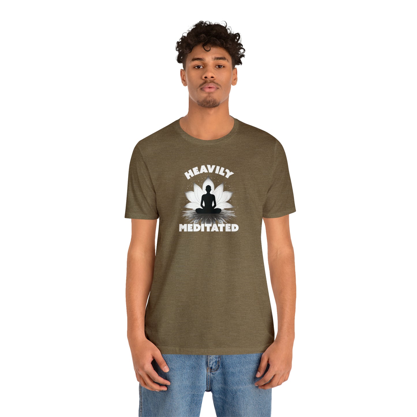 Heavily Meditated - Deep Colors - Unisex Jersey Short Sleeve Tee