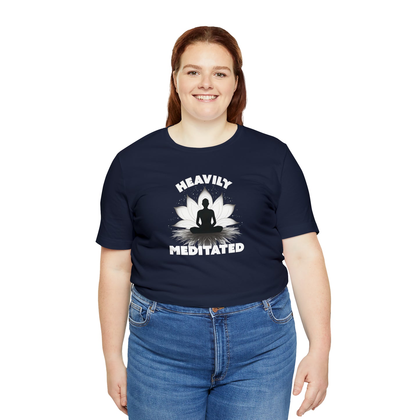 Heavily Meditated - Deep Colors - Unisex Jersey Short Sleeve Tee