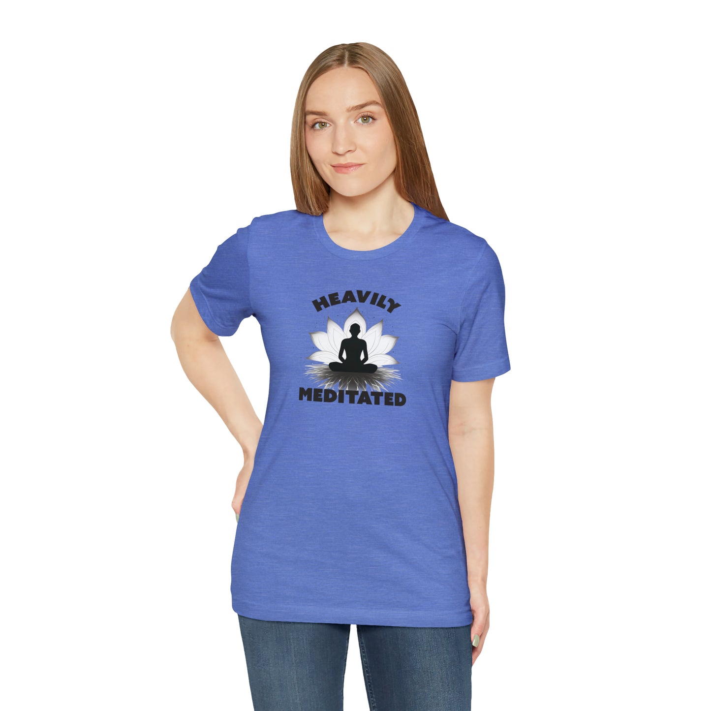Heavily Meditated - Light Colors - Unisex Jersey Short Sleeve Tee