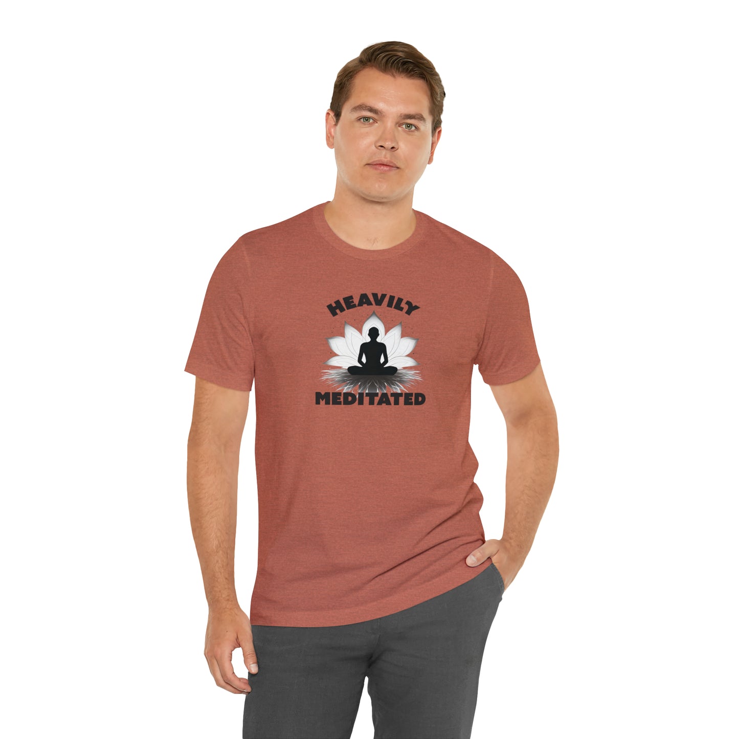 Heavily Meditated - Light Colors - Unisex Jersey Short Sleeve Tee