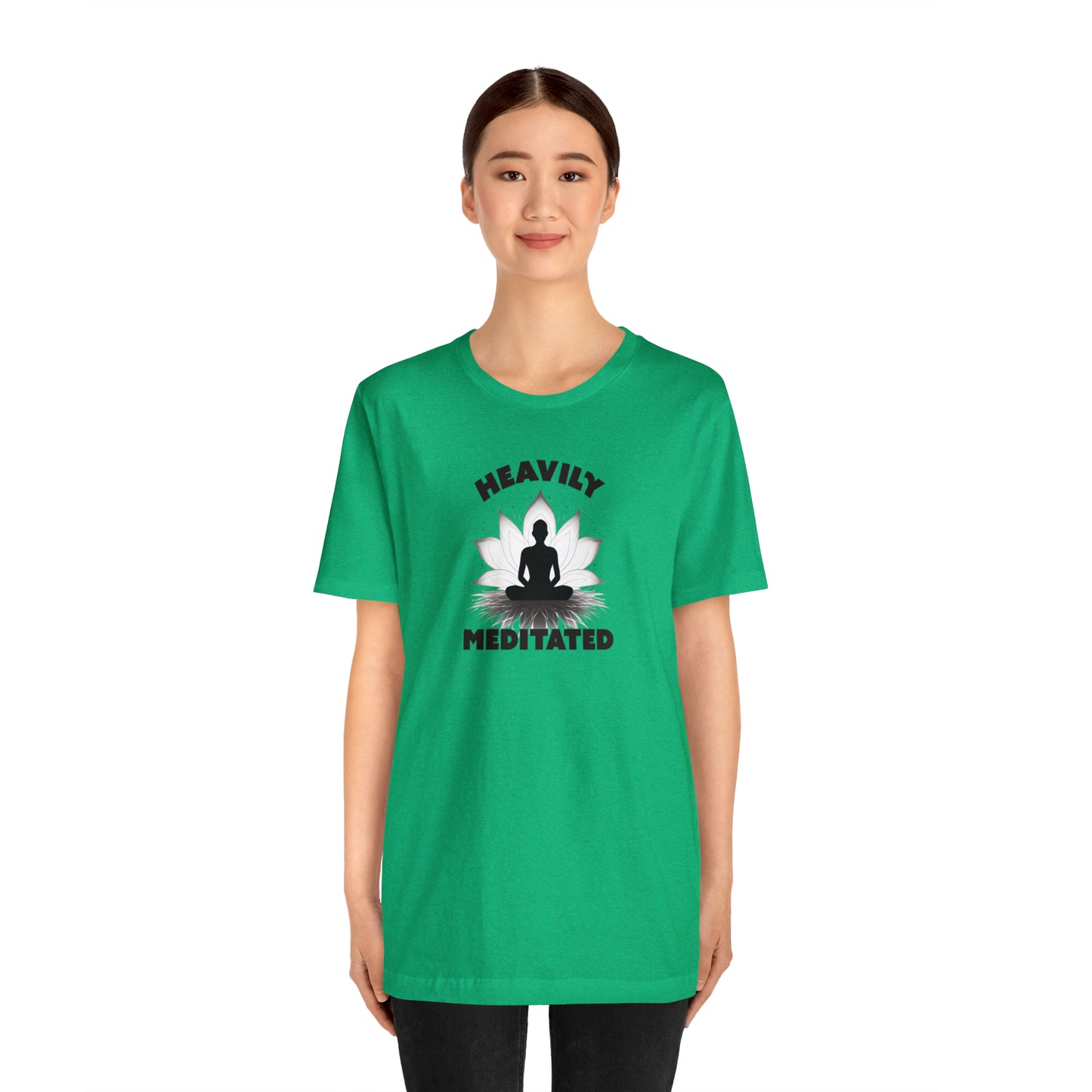 Heavily Meditated - Light Colors - Unisex Jersey Short Sleeve Tee