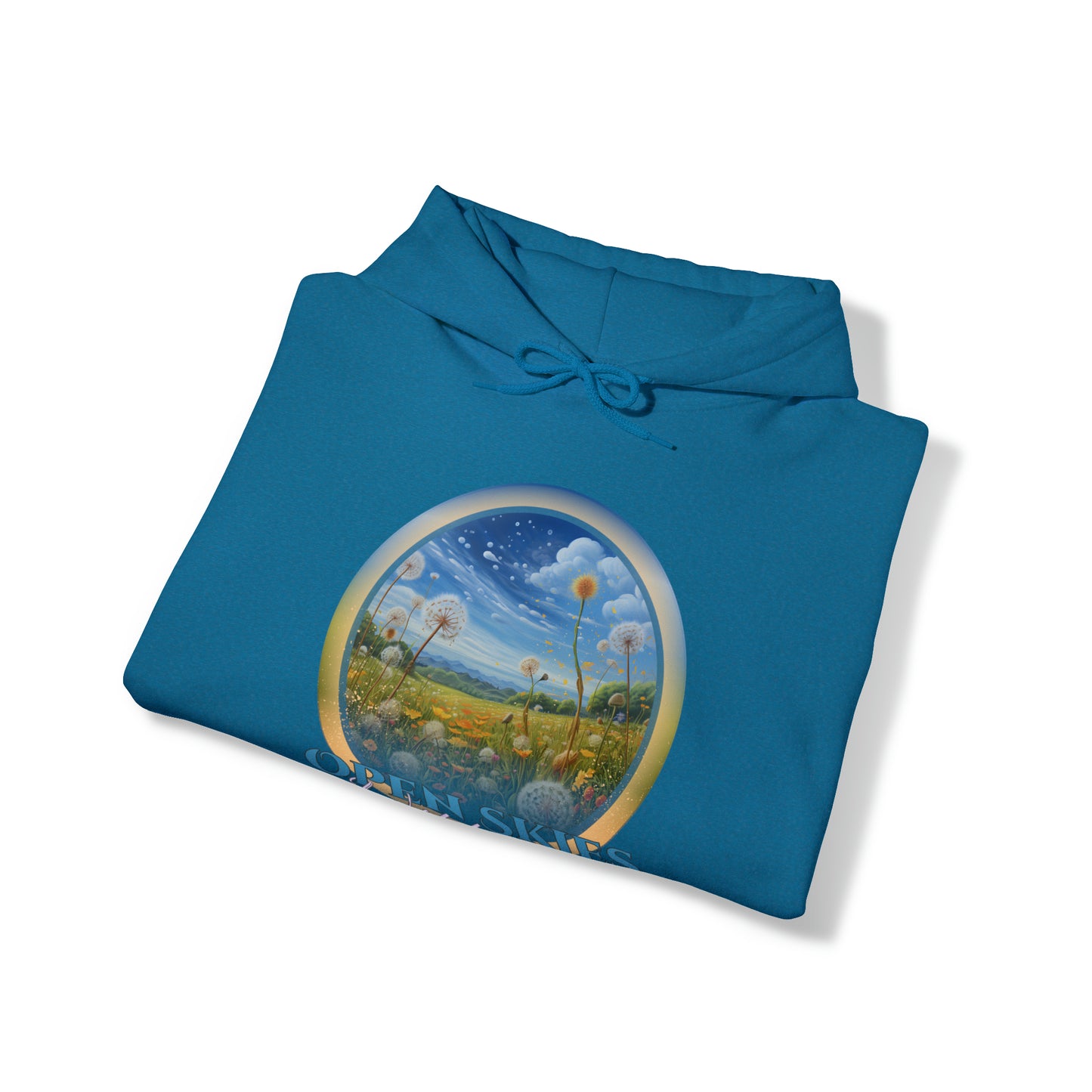 Open Skies and Wildflowers - Unisex Heavy Blend™ Hooded Sweatshirt