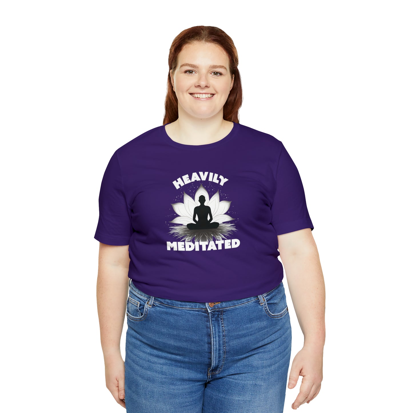 Heavily Meditated - Deep Colors - Unisex Jersey Short Sleeve Tee