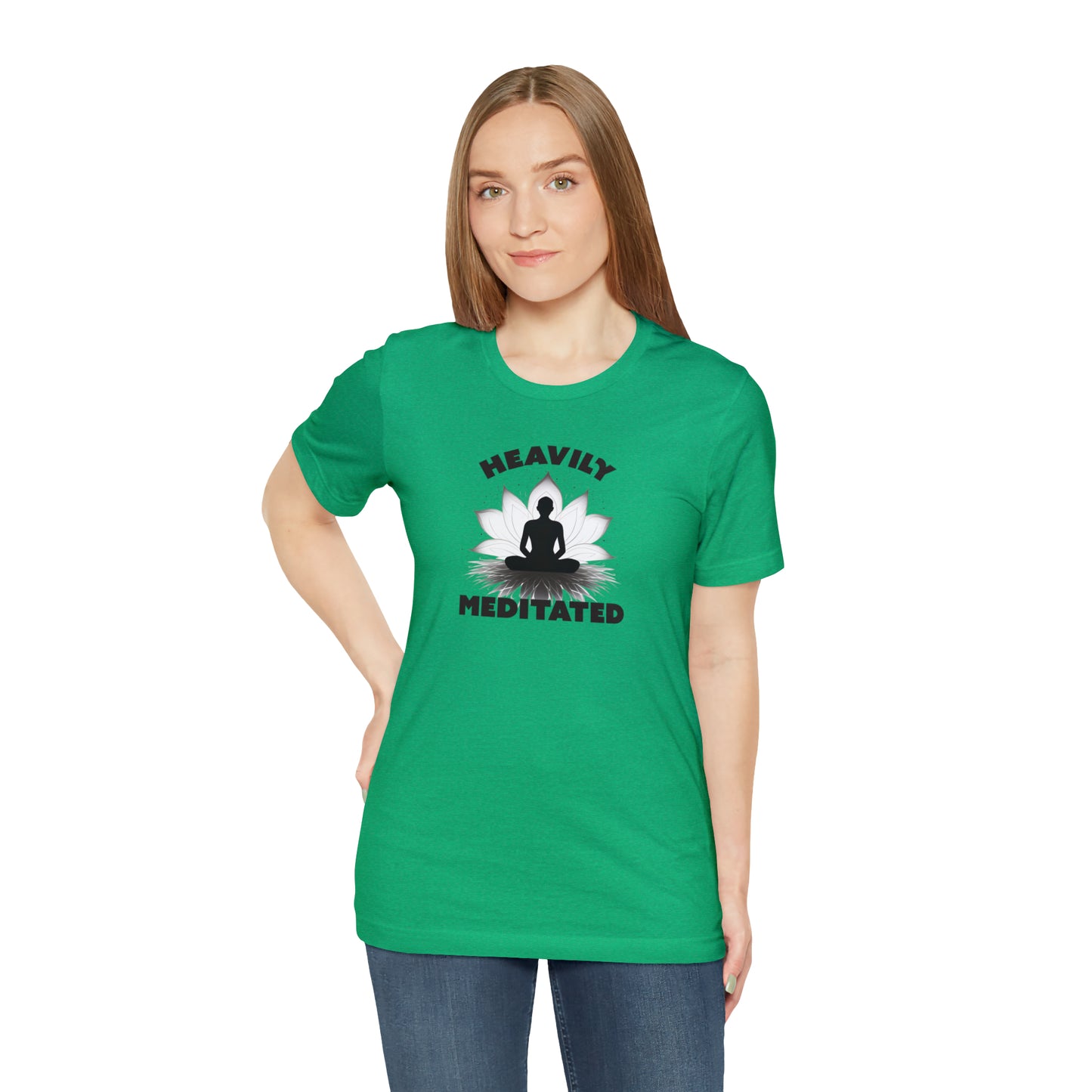 Heavily Meditated - Light Colors - Unisex Jersey Short Sleeve Tee
