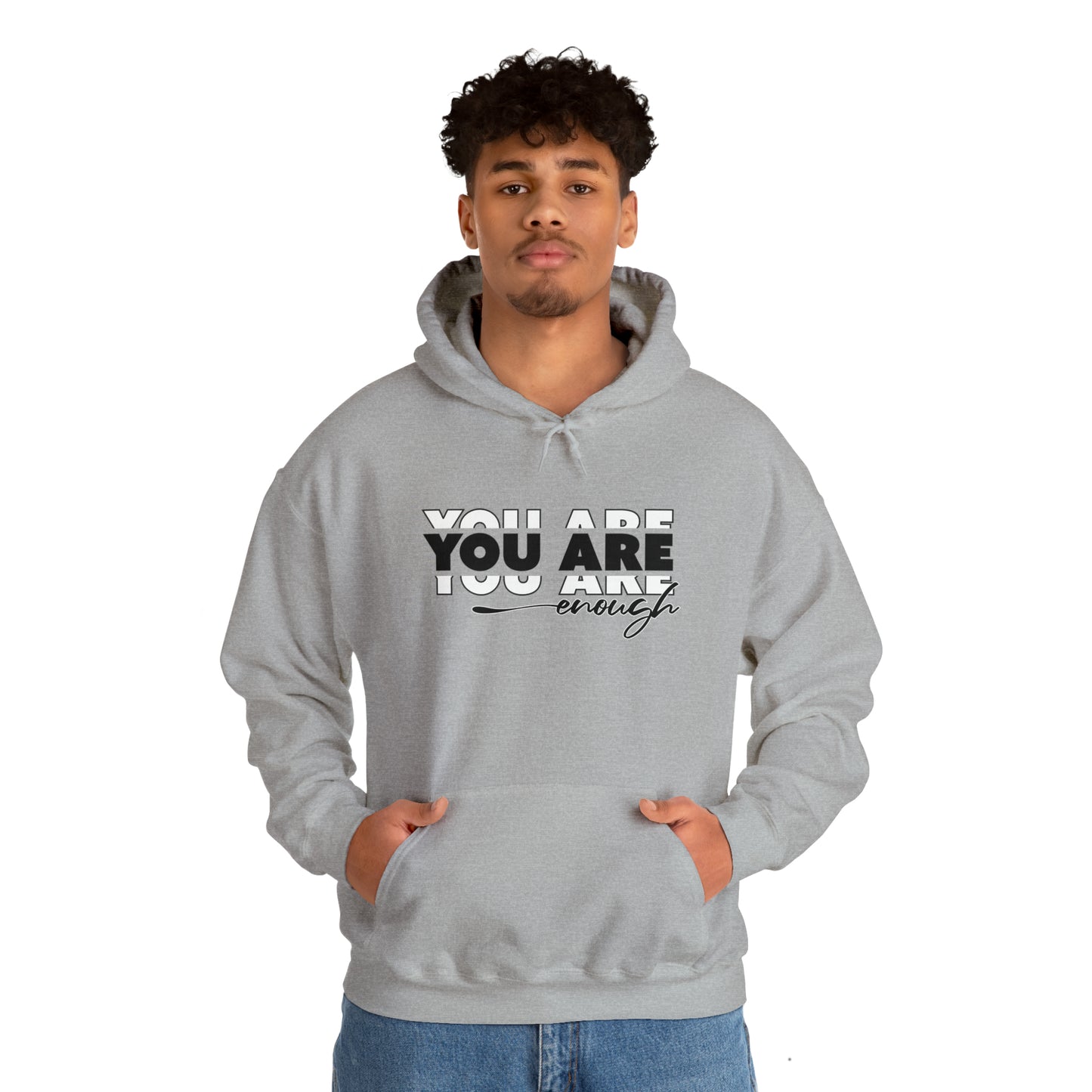 You Are Enough - Unisex Heavy Blend™ Hooded Sweatshirt