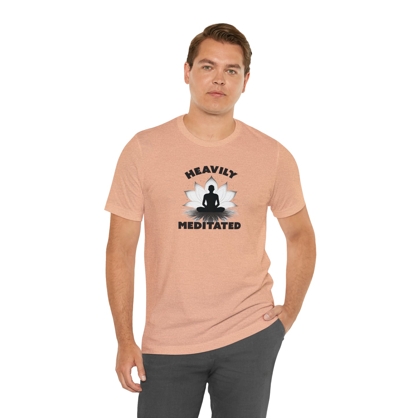 Heavily Meditated - Light Colors - Unisex Jersey Short Sleeve Tee