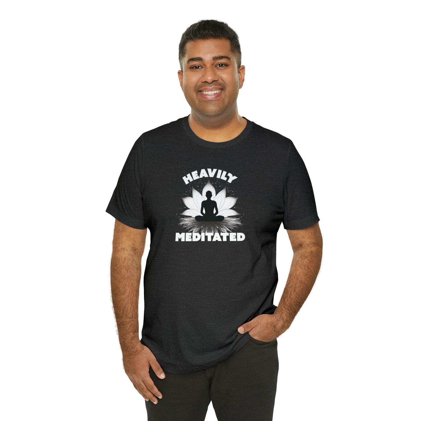Heavily Meditated - Deep Colors - Unisex Jersey Short Sleeve Tee