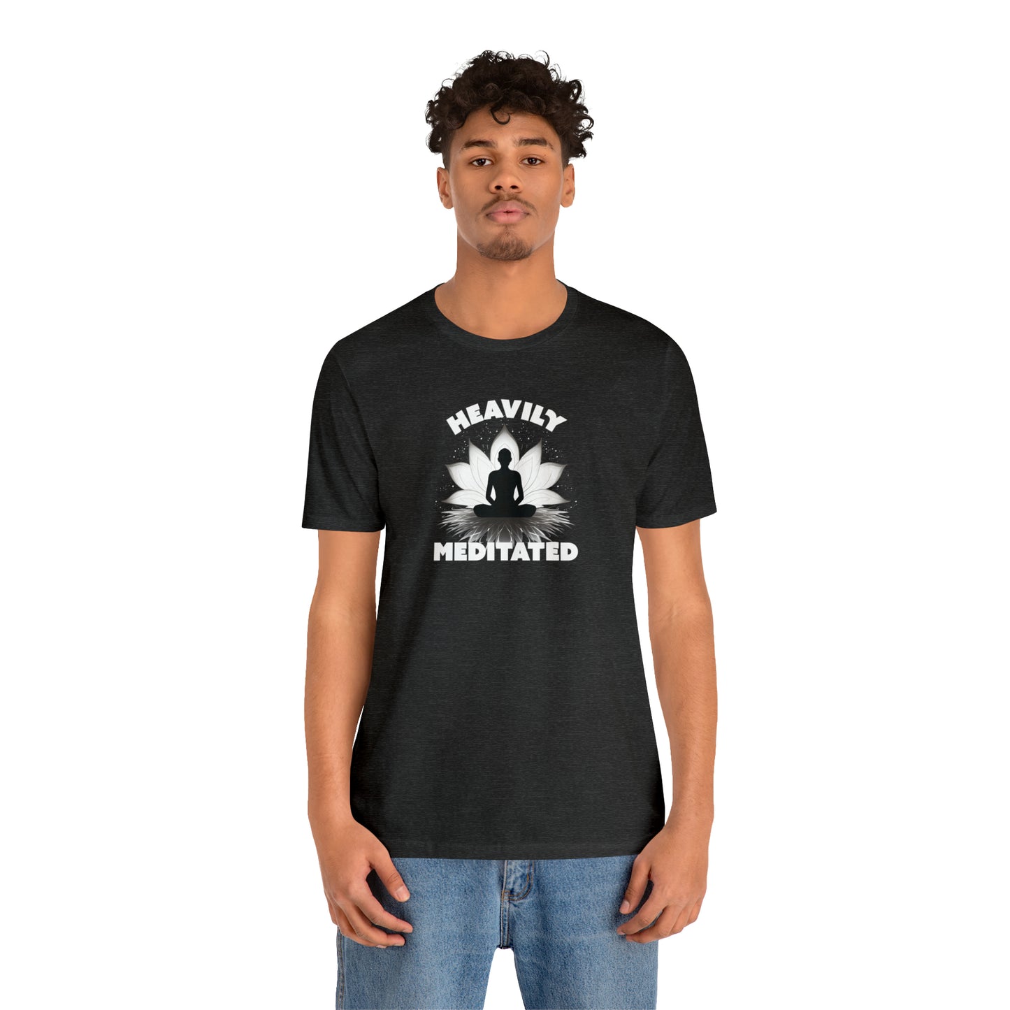 Heavily Meditated - Deep Colors - Unisex Jersey Short Sleeve Tee