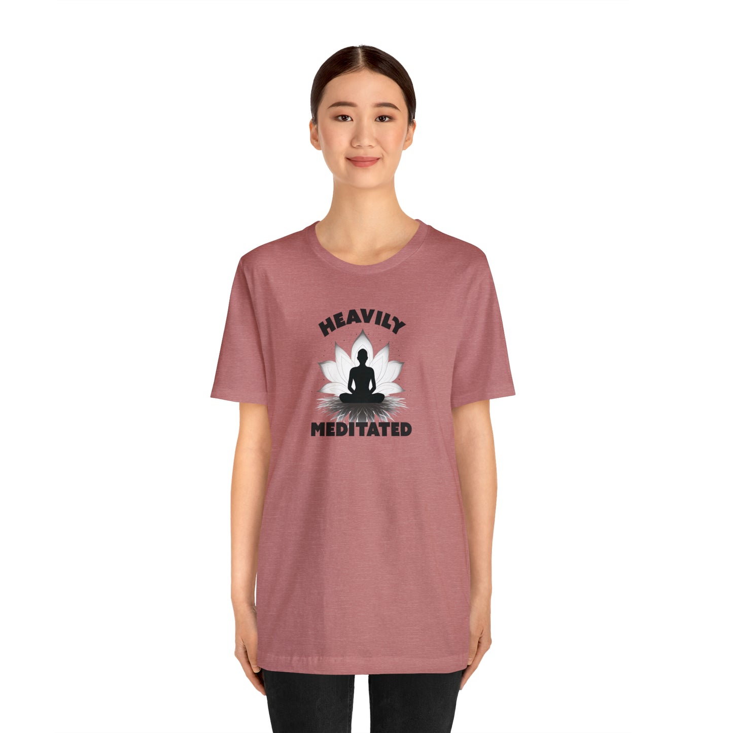 Heavily Meditated - Light Colors - Unisex Jersey Short Sleeve Tee
