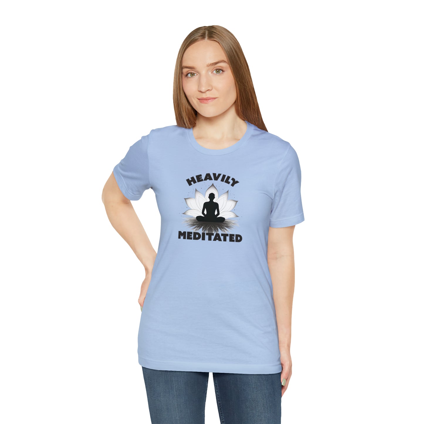 Heavily Meditated - Light Colors - Unisex Jersey Short Sleeve Tee