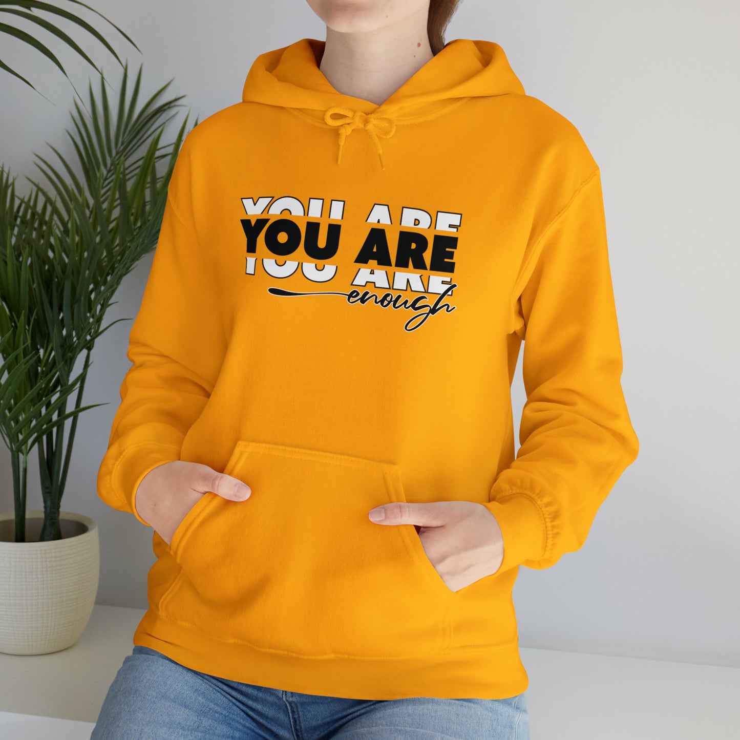 You Are Enough - Unisex Heavy Blend™ Hooded Sweatshirt