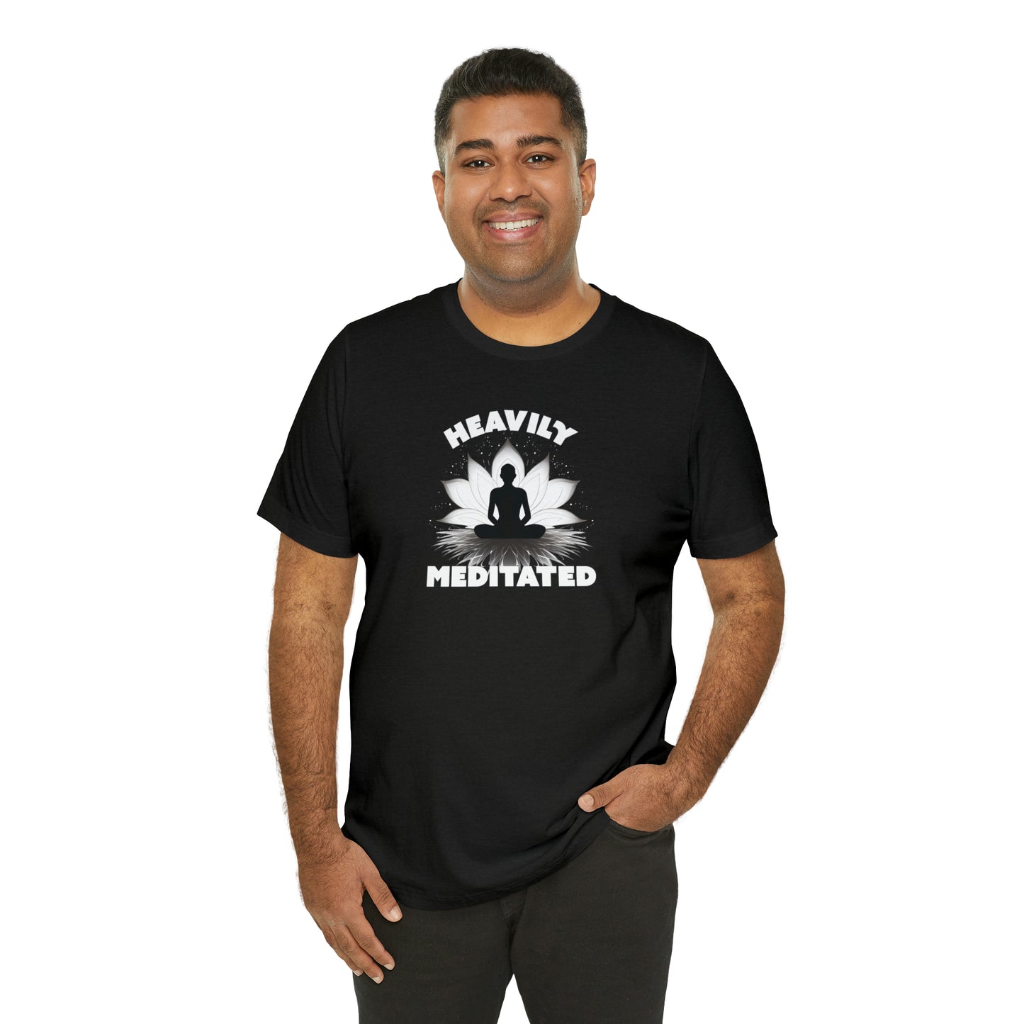 Heavily Meditated - Deep Colors - Unisex Jersey Short Sleeve Tee