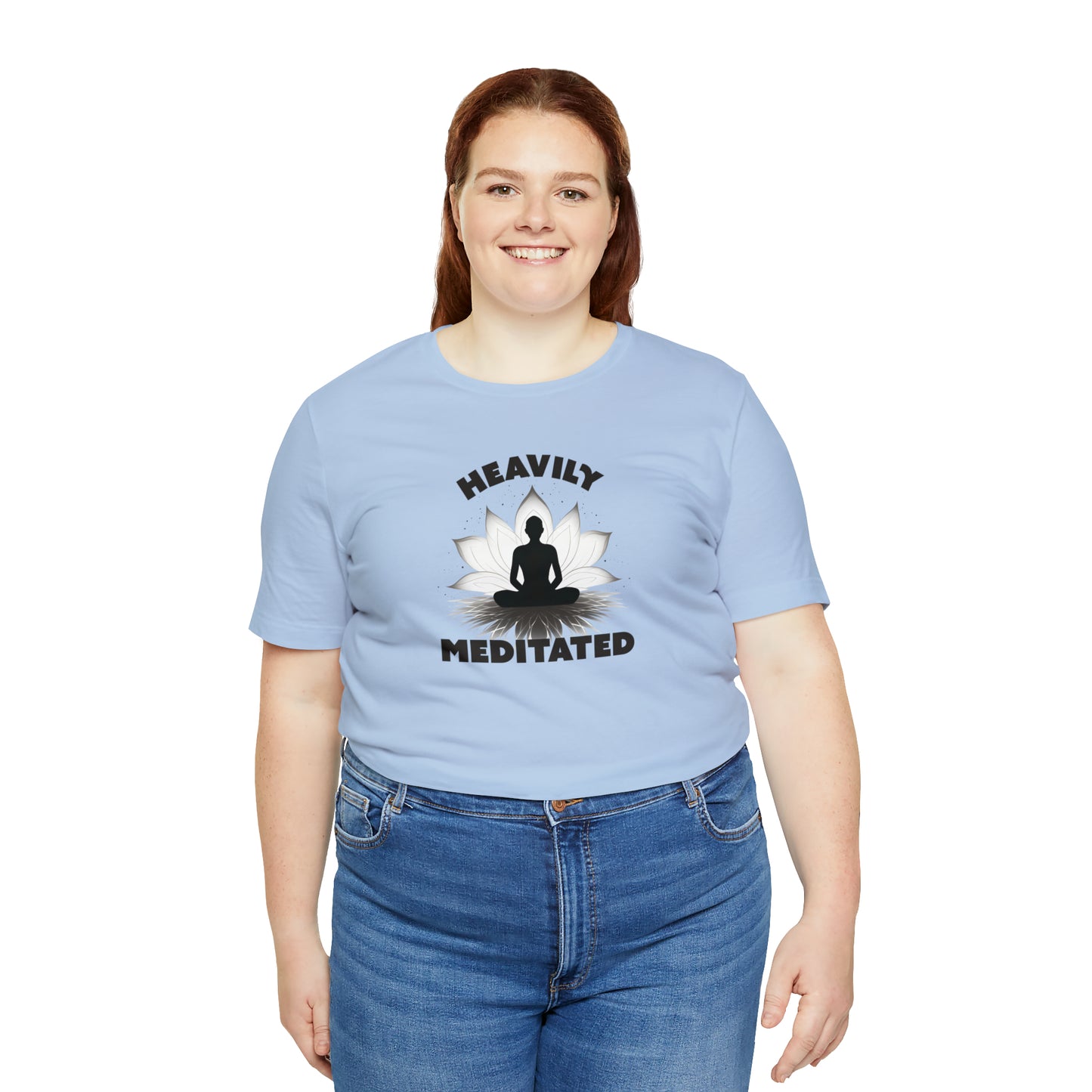 Heavily Meditated - Light Colors - Unisex Jersey Short Sleeve Tee