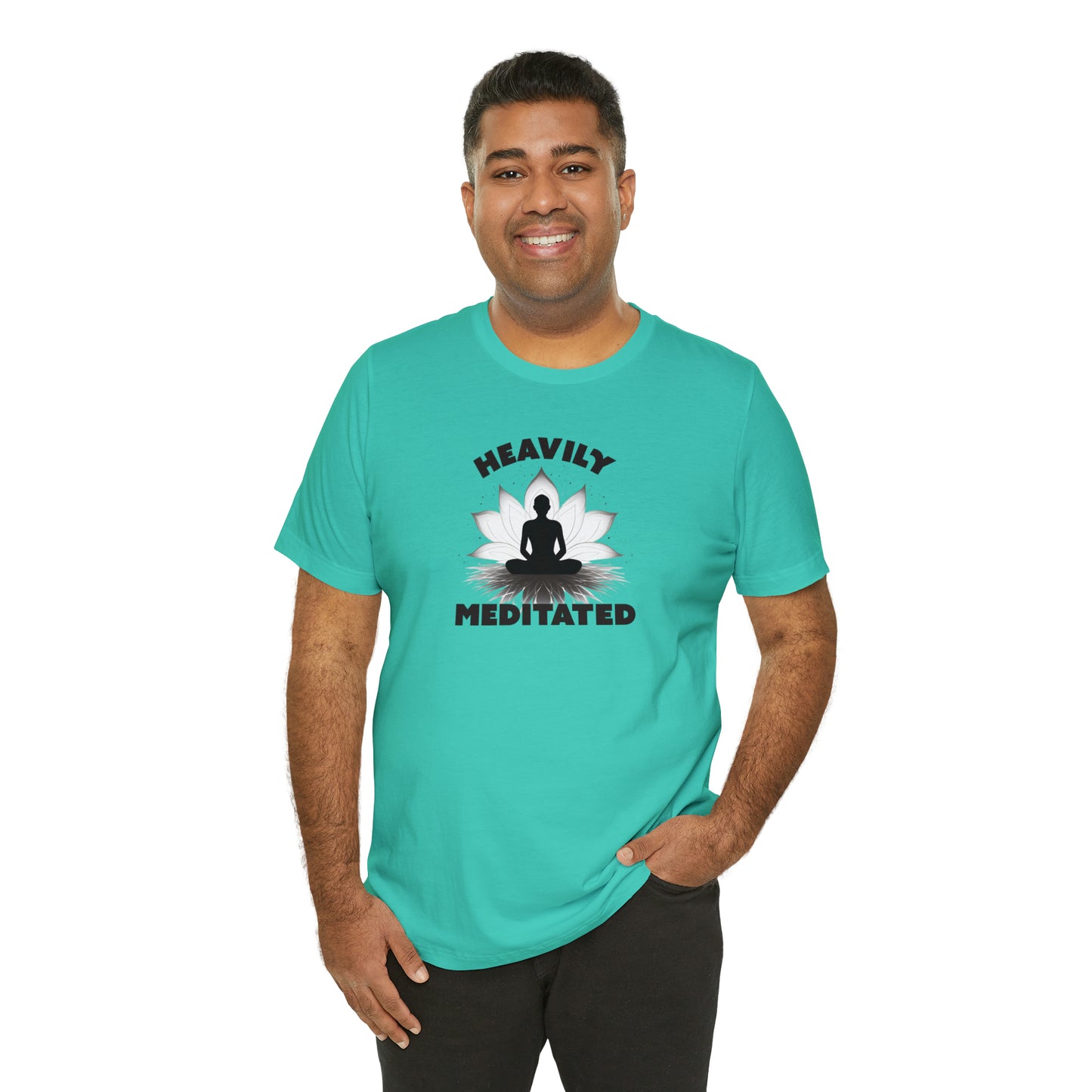 Heavily Meditated - Light Colors - Unisex Jersey Short Sleeve Tee