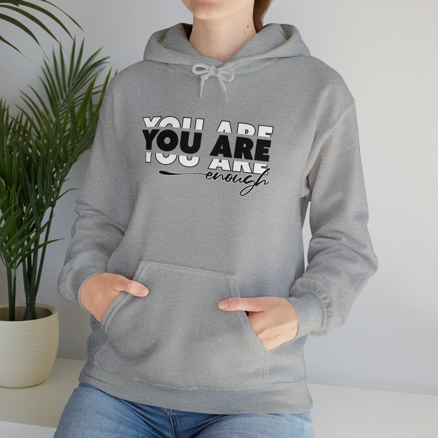You Are Enough - Unisex Heavy Blend™ Hooded Sweatshirt