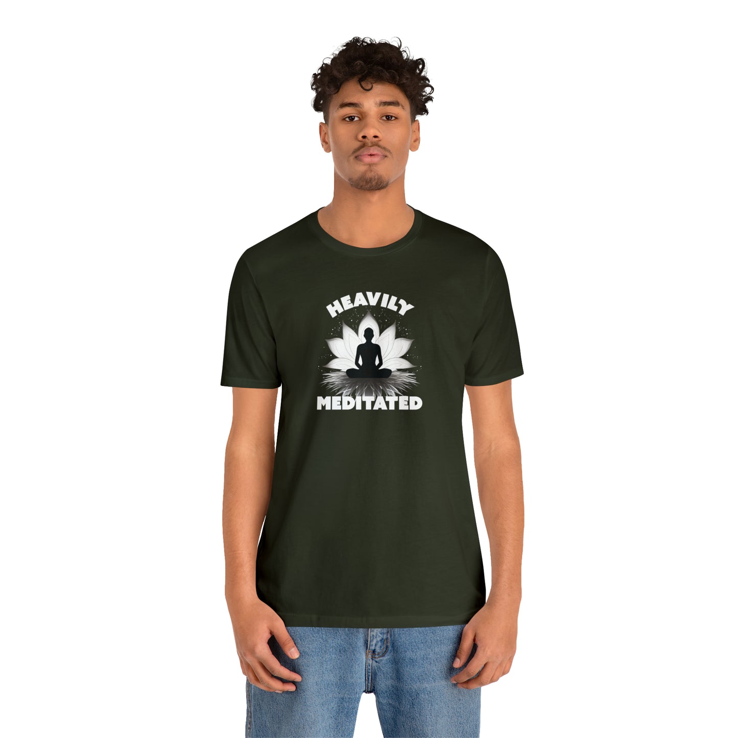 Heavily Meditated - Deep Colors - Unisex Jersey Short Sleeve Tee