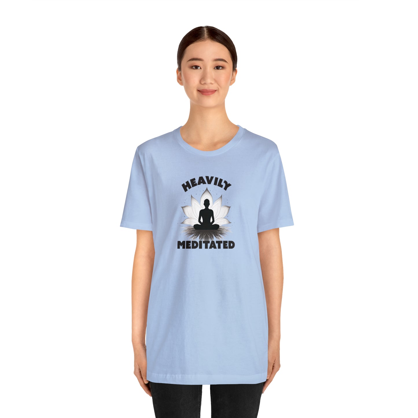 Heavily Meditated - Light Colors - Unisex Jersey Short Sleeve Tee