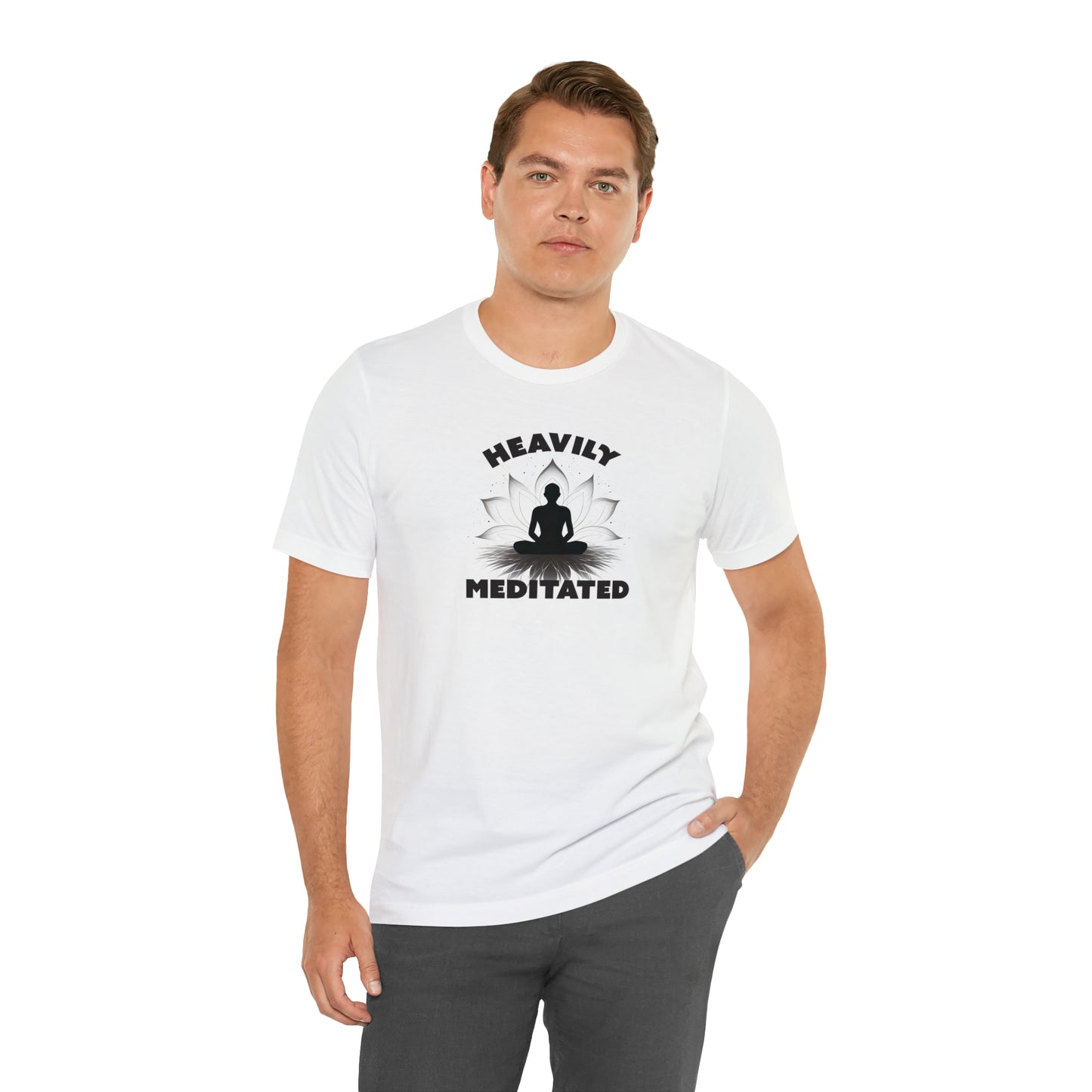 Heavily Meditated - Light Colors - Unisex Jersey Short Sleeve Tee