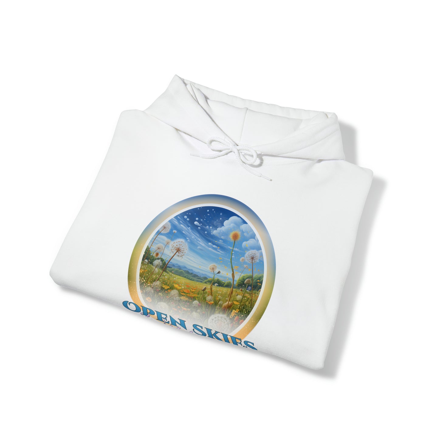 Open Skies and Wildflowers - Unisex Heavy Blend™ Hooded Sweatshirt