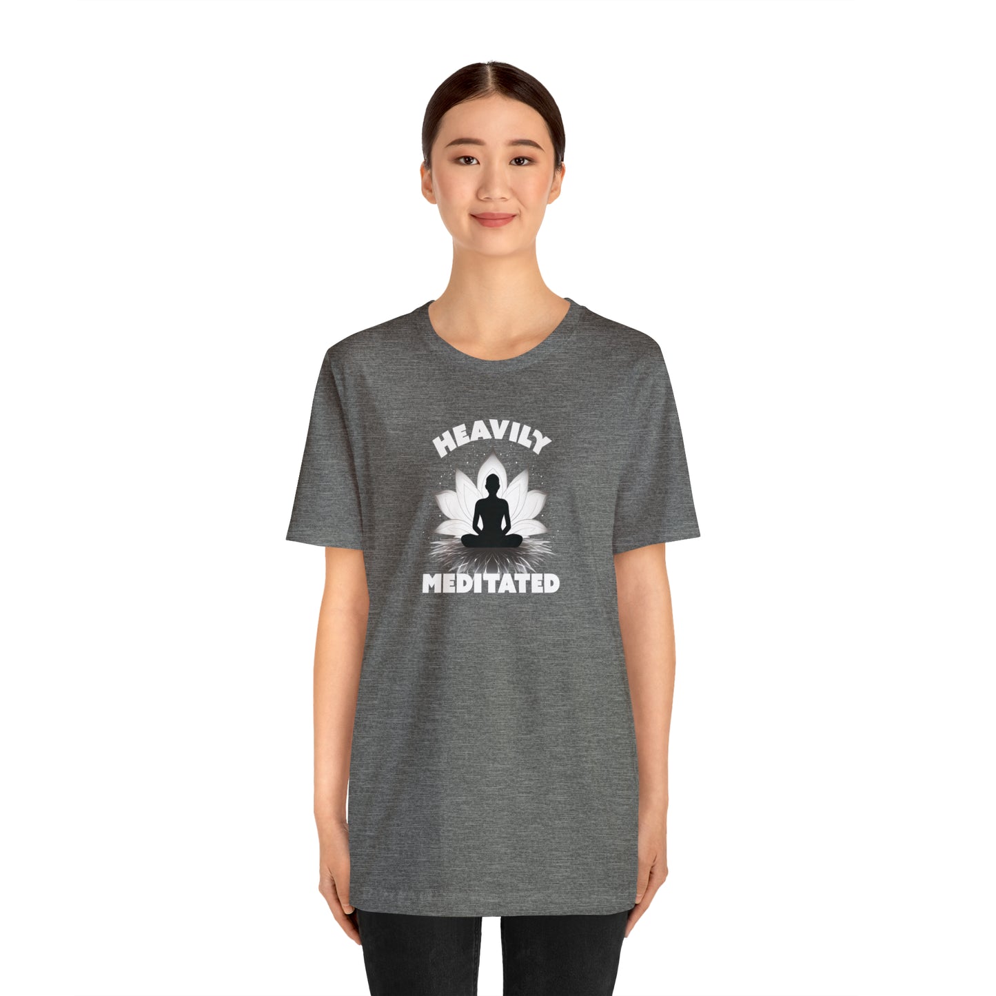Heavily Meditated - Deep Colors - Unisex Jersey Short Sleeve Tee
