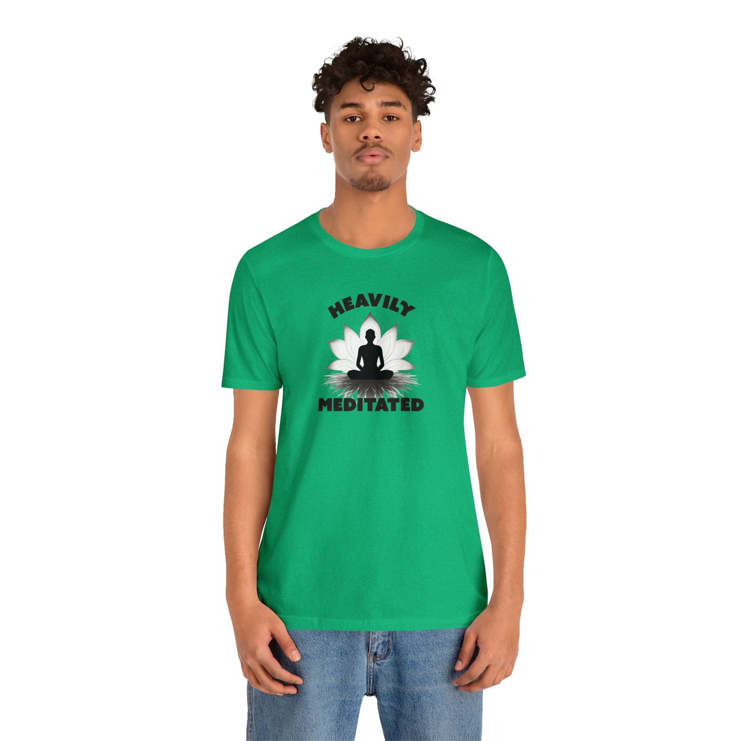 Heavily Meditated - Light Colors - Unisex Jersey Short Sleeve Tee