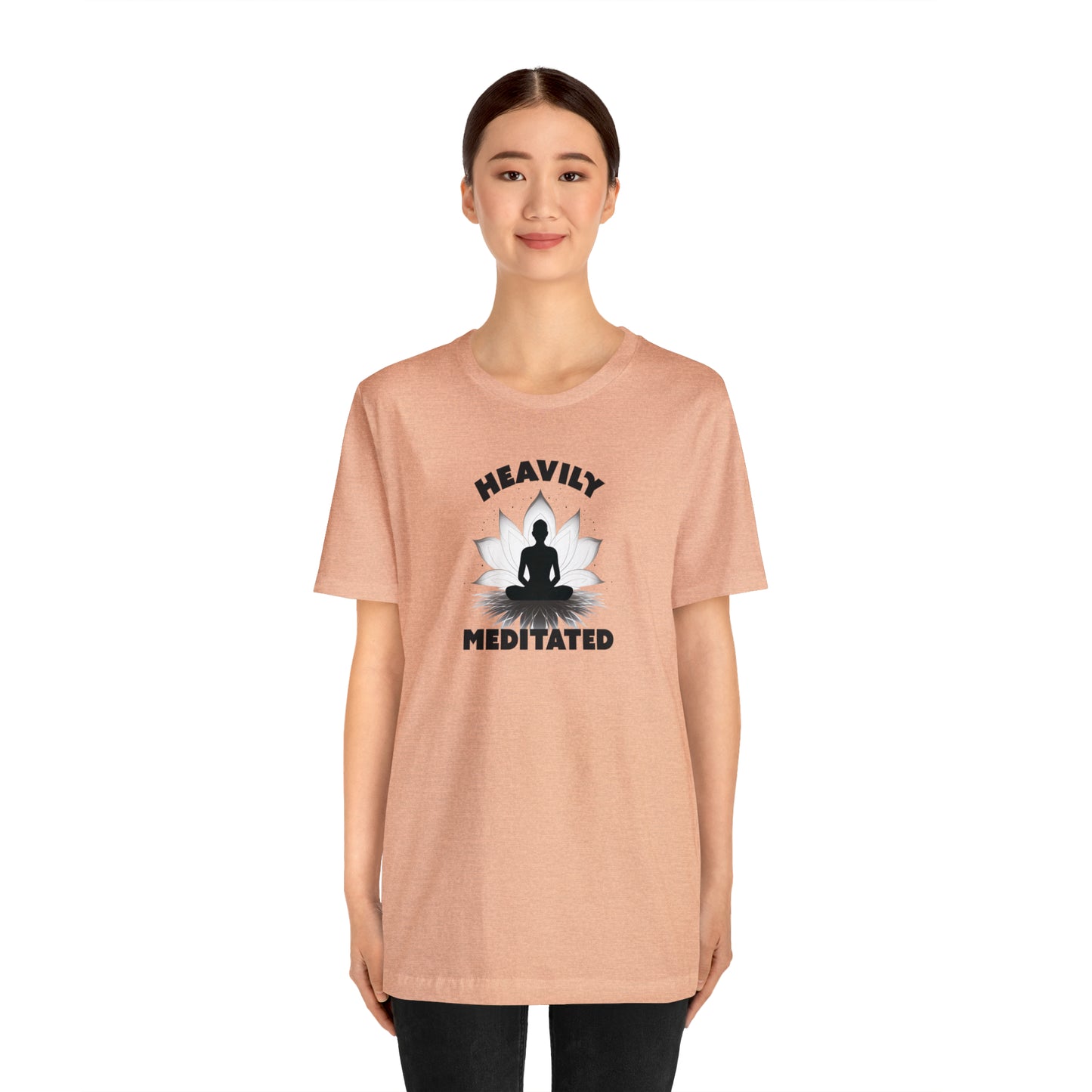 Heavily Meditated - Light Colors - Unisex Jersey Short Sleeve Tee