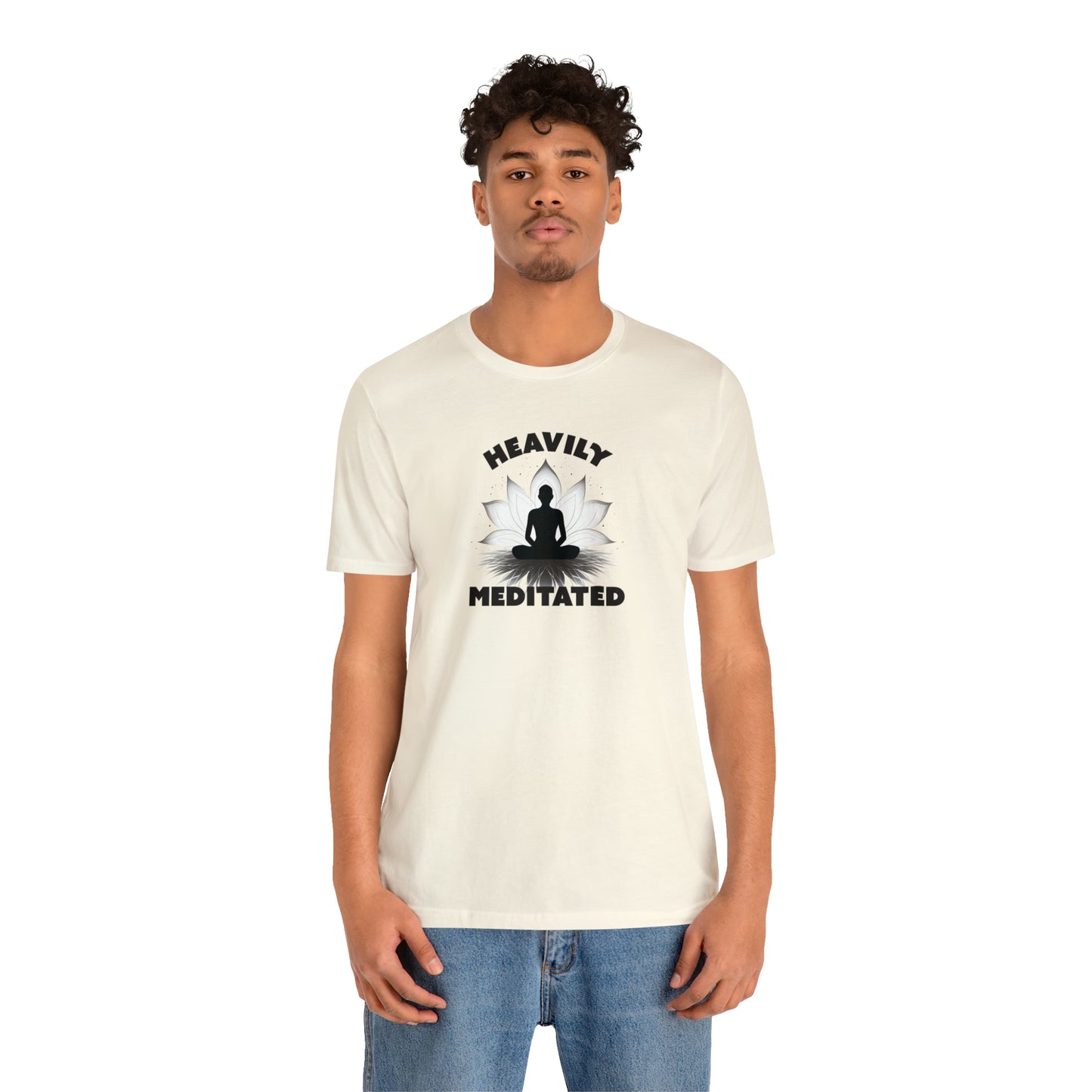 Heavily Meditated - Light Colors - Unisex Jersey Short Sleeve Tee