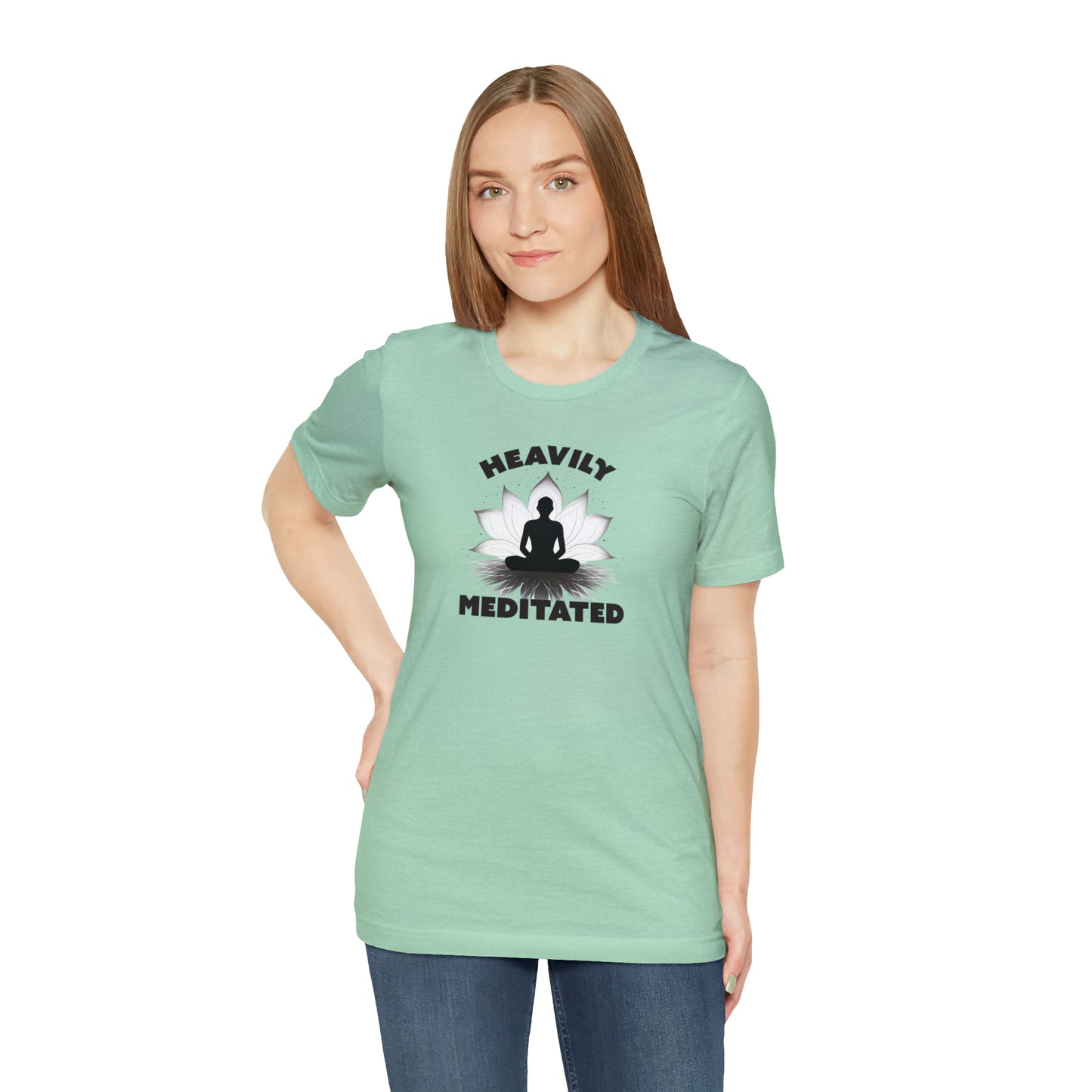 Heavily Meditated - Light Colors - Unisex Jersey Short Sleeve Tee