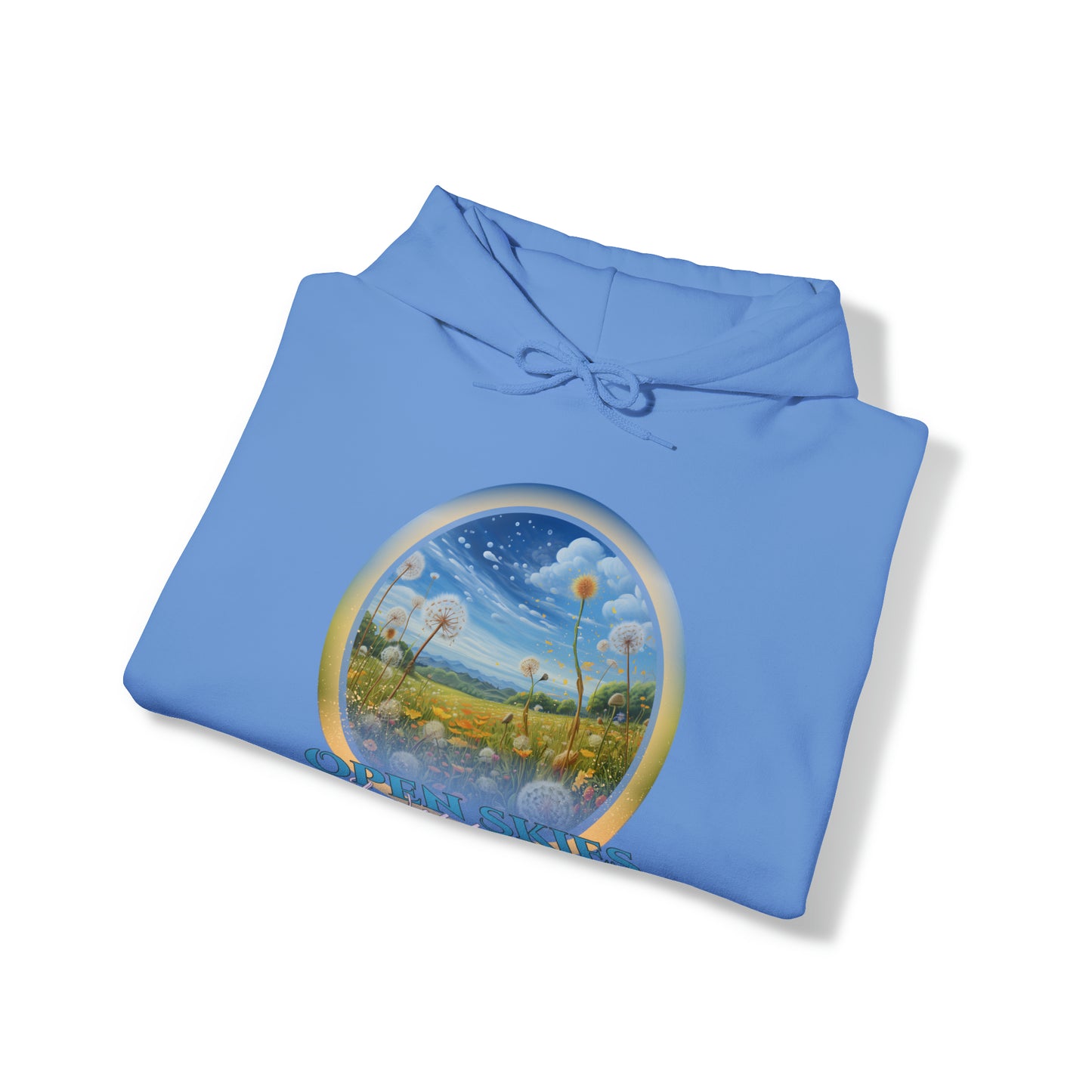 Open Skies and Wildflowers - Unisex Heavy Blend™ Hooded Sweatshirt
