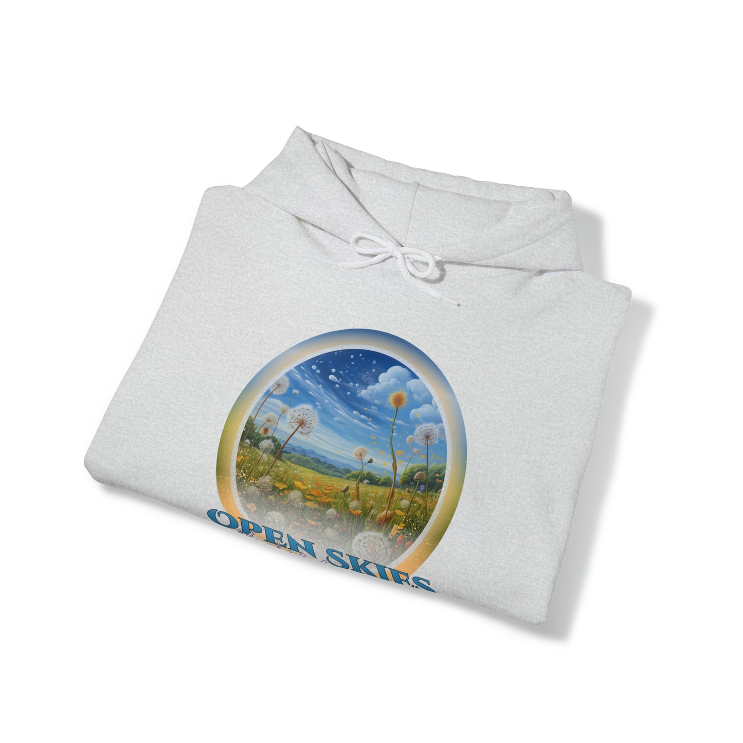 Open Skies and Wildflowers - Unisex Heavy Blend™ Hooded Sweatshirt