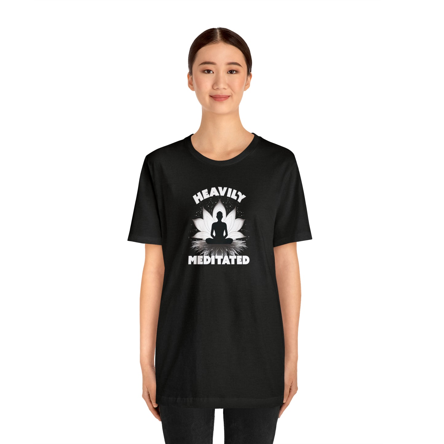 Heavily Meditated - Deep Colors - Unisex Jersey Short Sleeve Tee