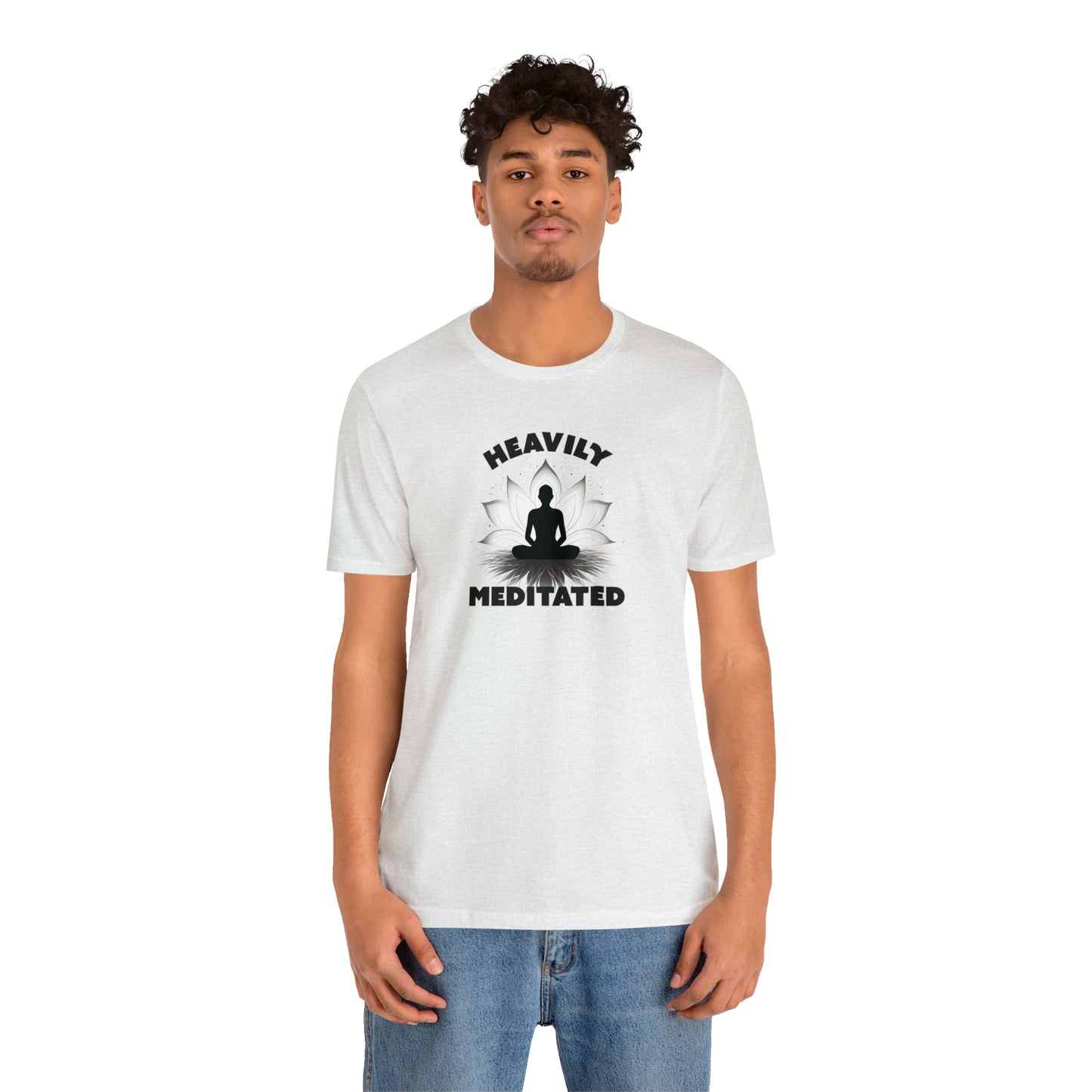 Heavily Meditated - Light Colors - Unisex Jersey Short Sleeve Tee