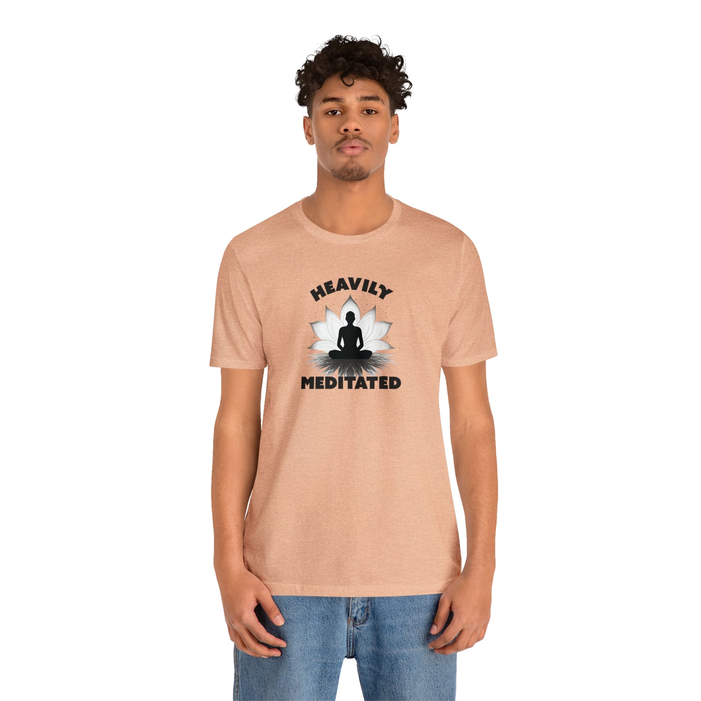 Heavily Meditated - Light Colors - Unisex Jersey Short Sleeve Tee