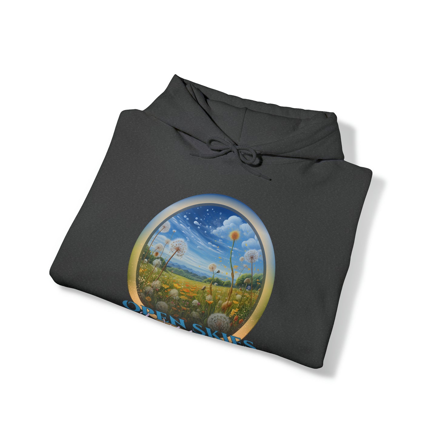 Open Skies and Wildflowers - Unisex Heavy Blend™ Hooded Sweatshirt