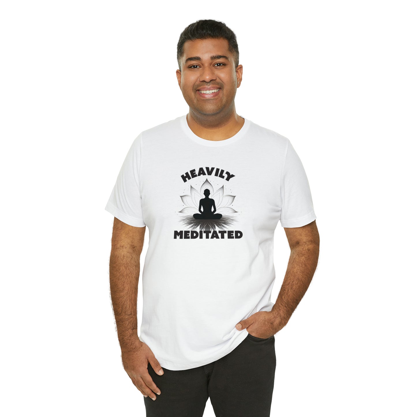Heavily Meditated - Light Colors - Unisex Jersey Short Sleeve Tee