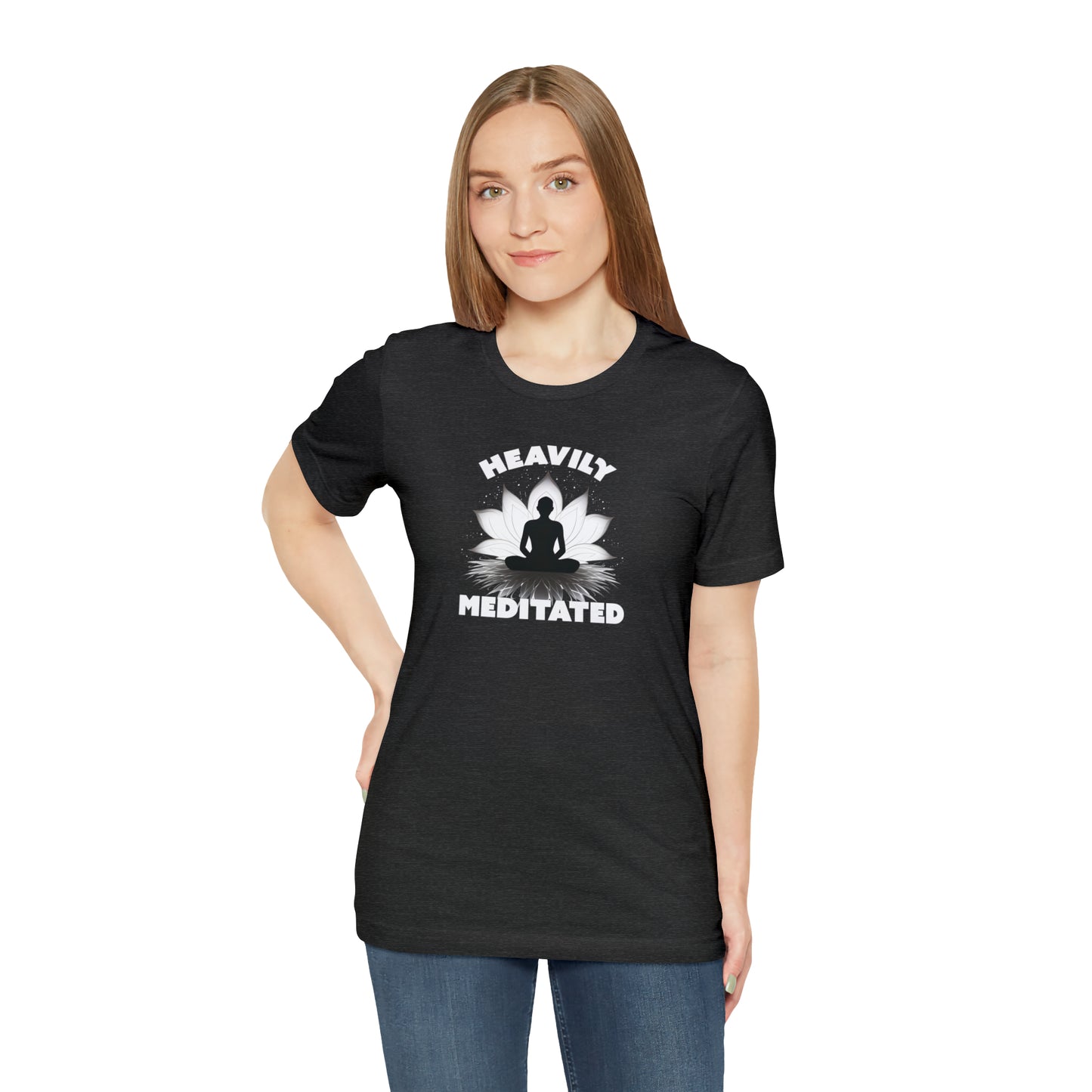 Heavily Meditated - Deep Colors - Unisex Jersey Short Sleeve Tee