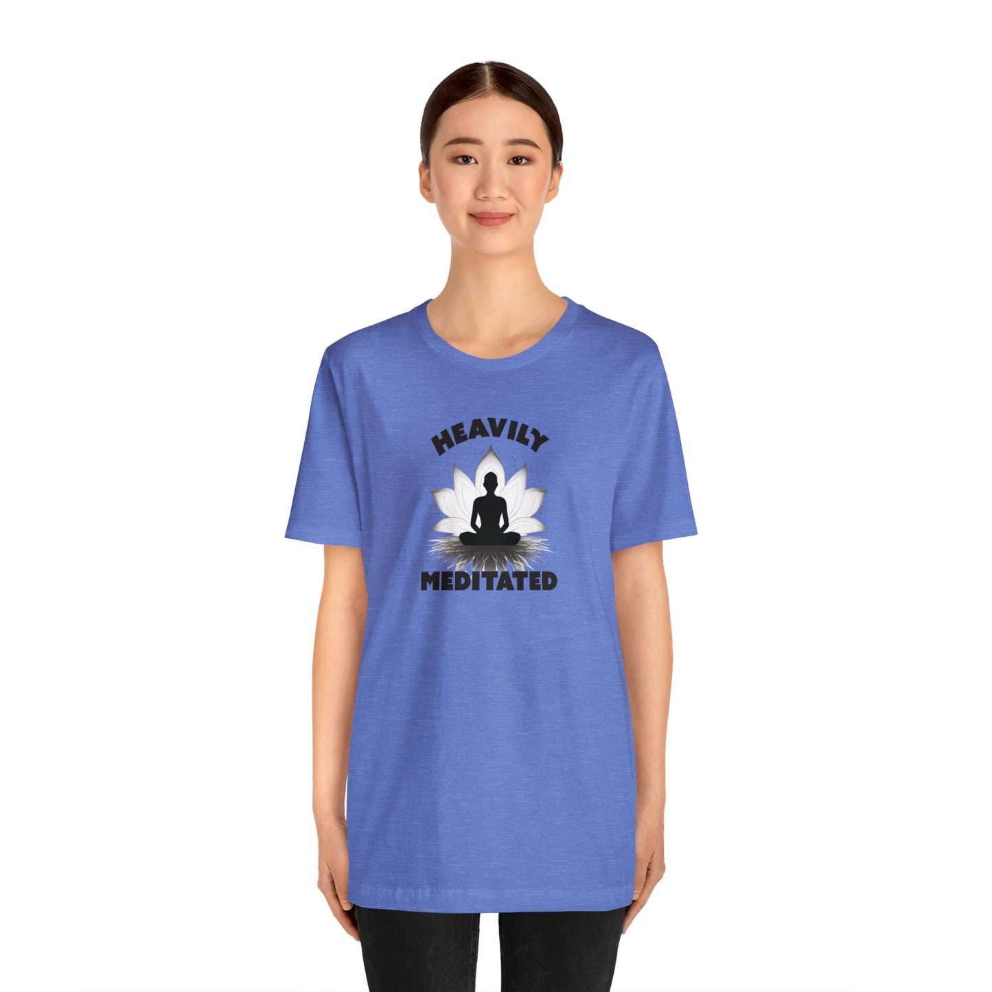 Heavily Meditated - Light Colors - Unisex Jersey Short Sleeve Tee