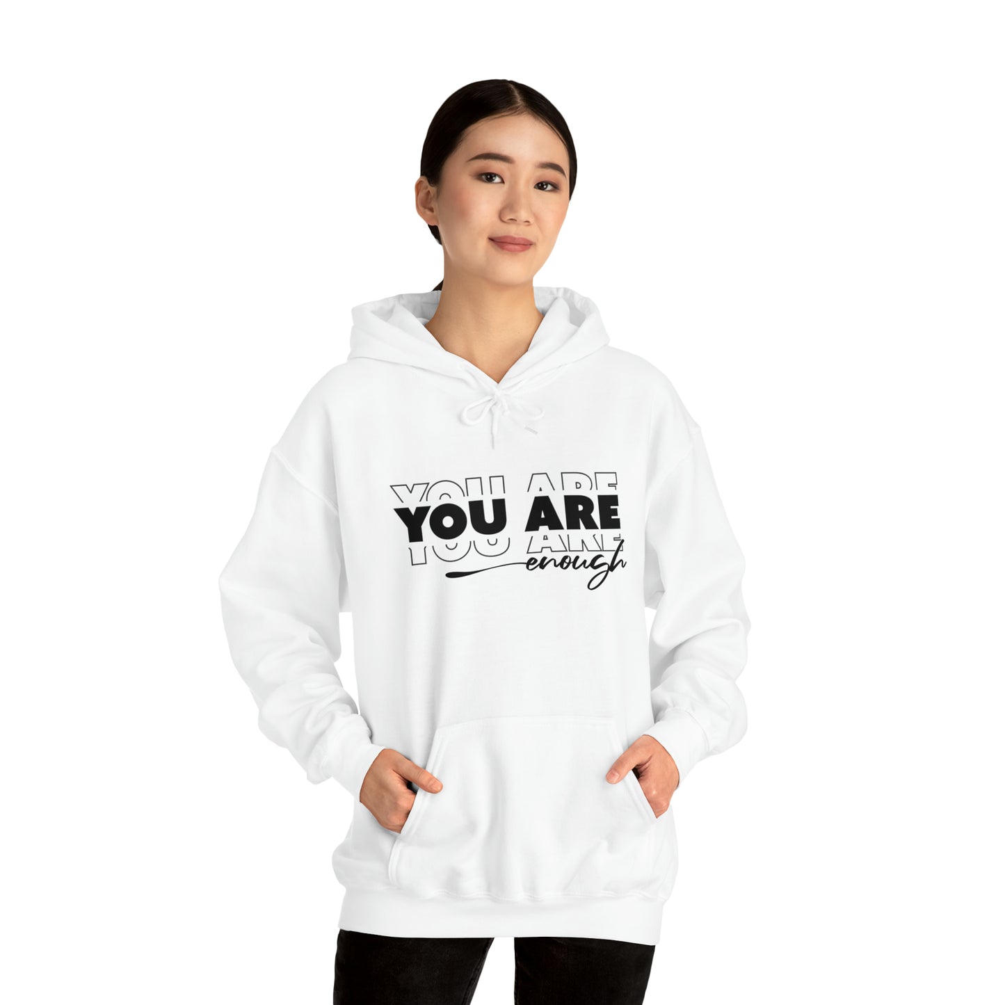 You Are Enough - Unisex Heavy Blend™ Hooded Sweatshirt
