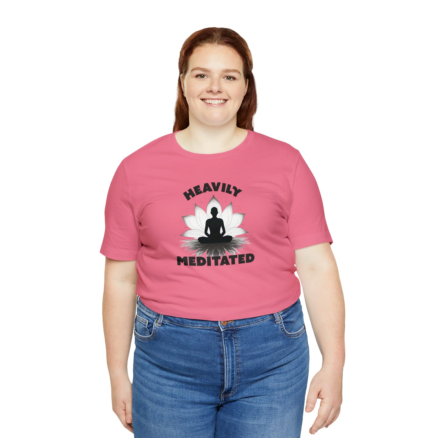 Heavily Meditated - Light Colors - Unisex Jersey Short Sleeve Tee