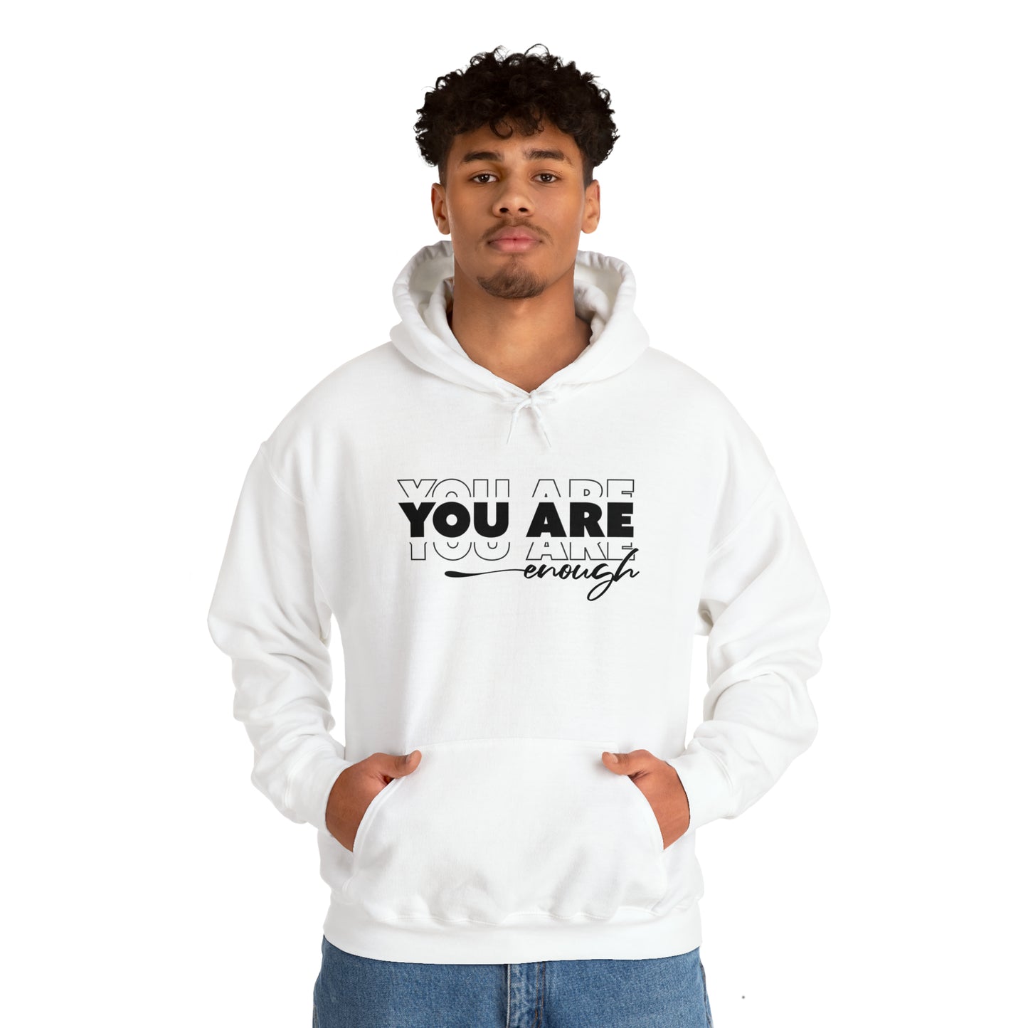 You Are Enough - Unisex Heavy Blend™ Hooded Sweatshirt
