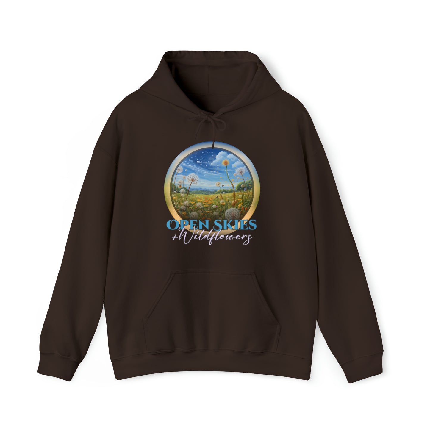 Open Skies and Wildflowers - Unisex Heavy Blend™ Hooded Sweatshirt