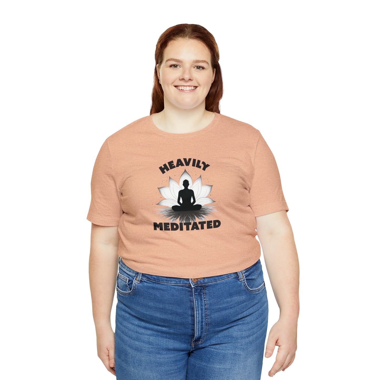 Heavily Meditated - Light Colors - Unisex Jersey Short Sleeve Tee