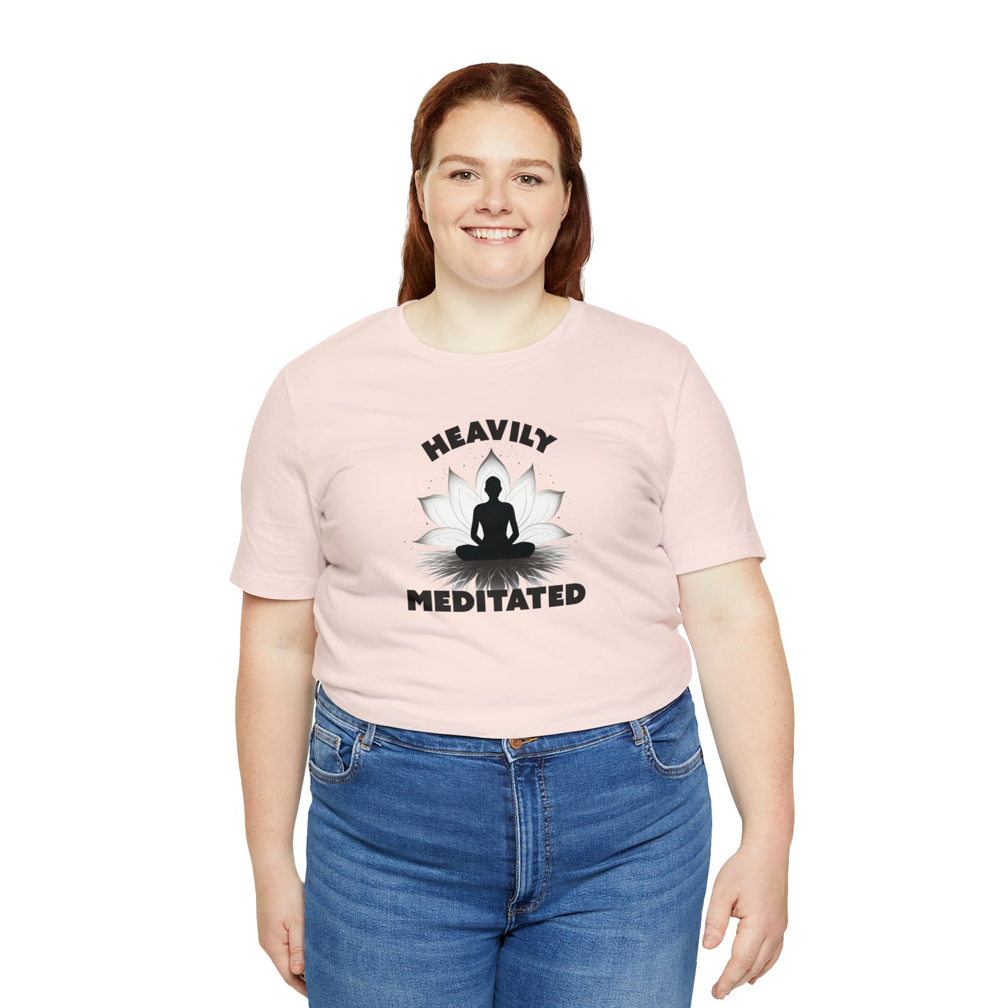 Heavily Meditated - Light Colors - Unisex Jersey Short Sleeve Tee