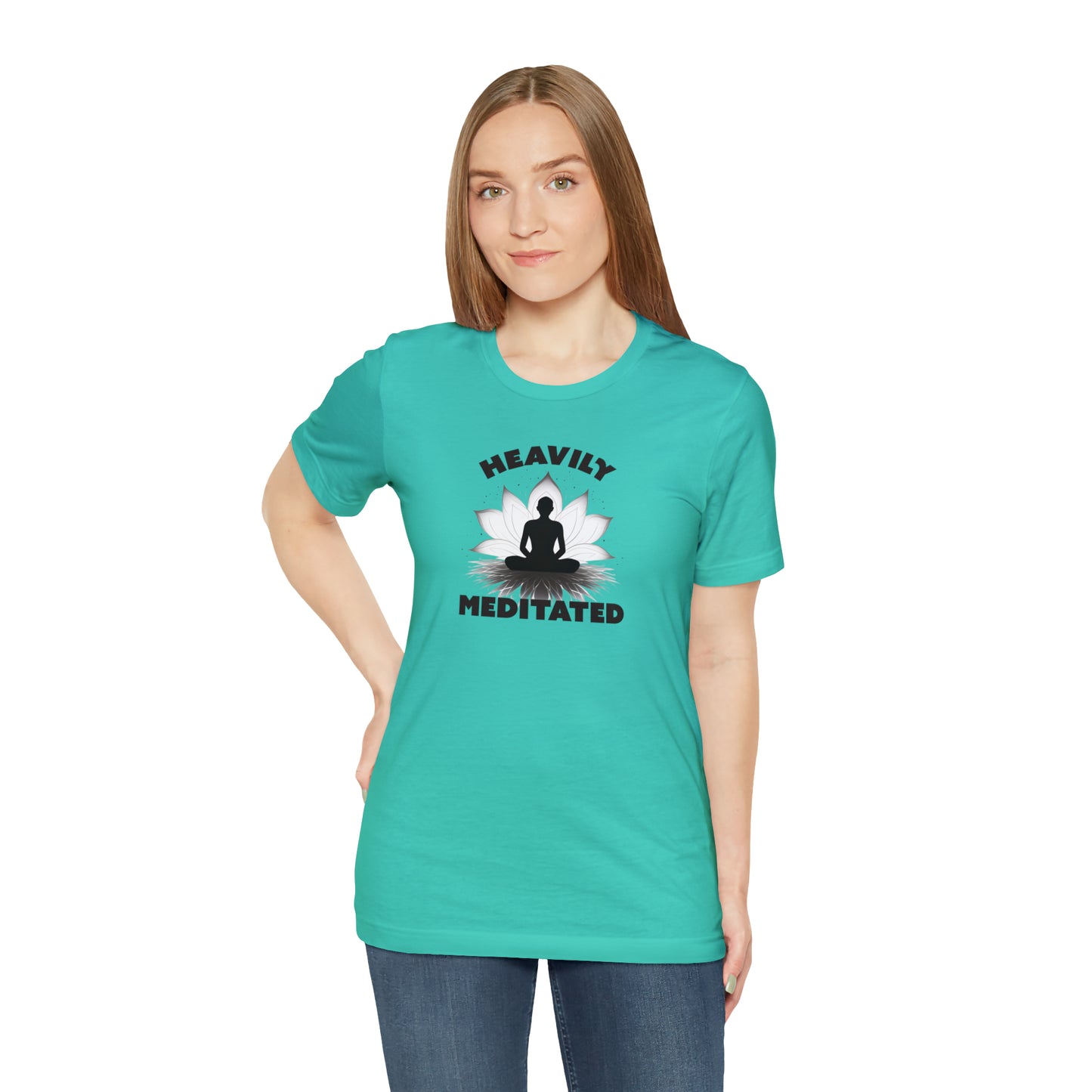Heavily Meditated - Light Colors - Unisex Jersey Short Sleeve Tee