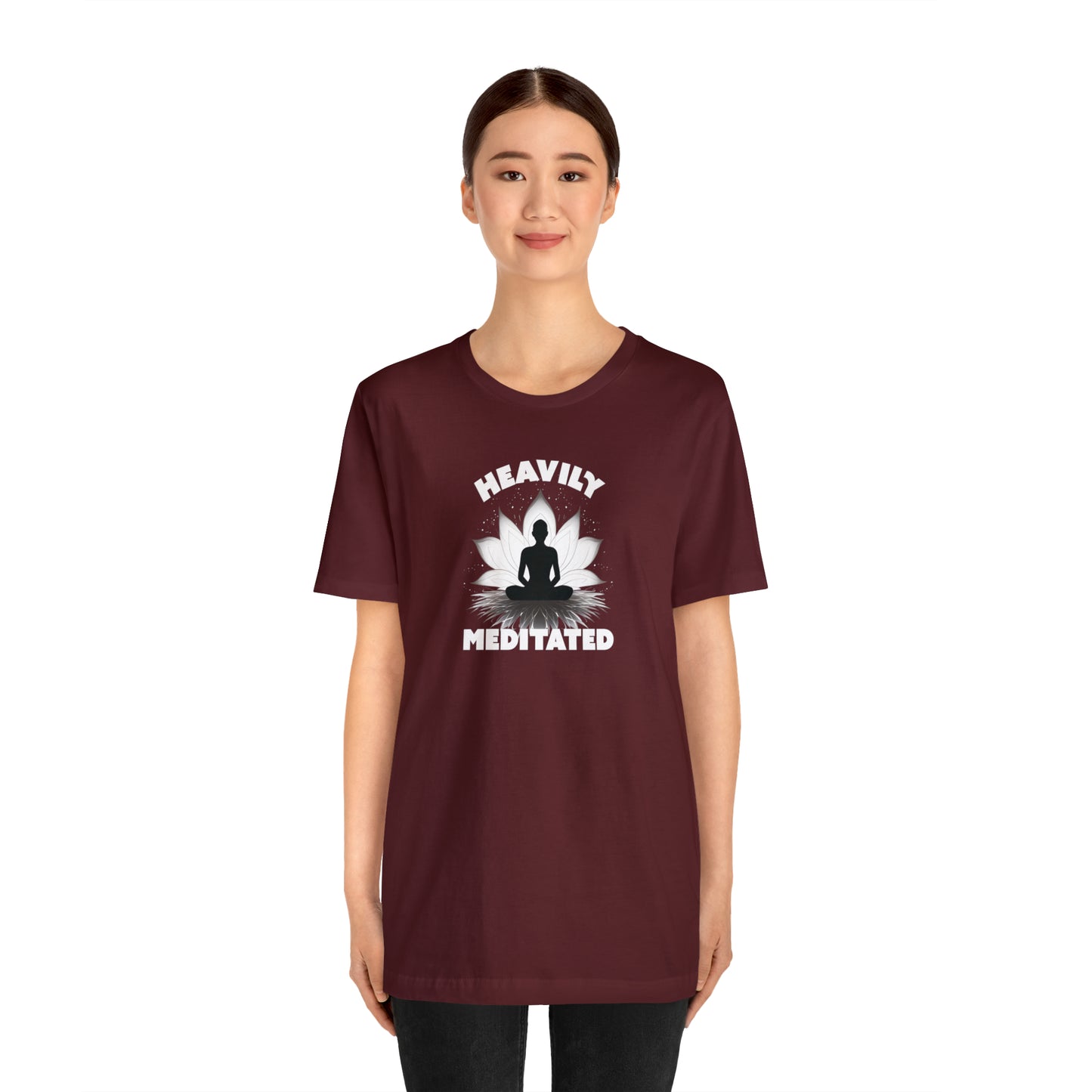 Heavily Meditated - Deep Colors - Unisex Jersey Short Sleeve Tee