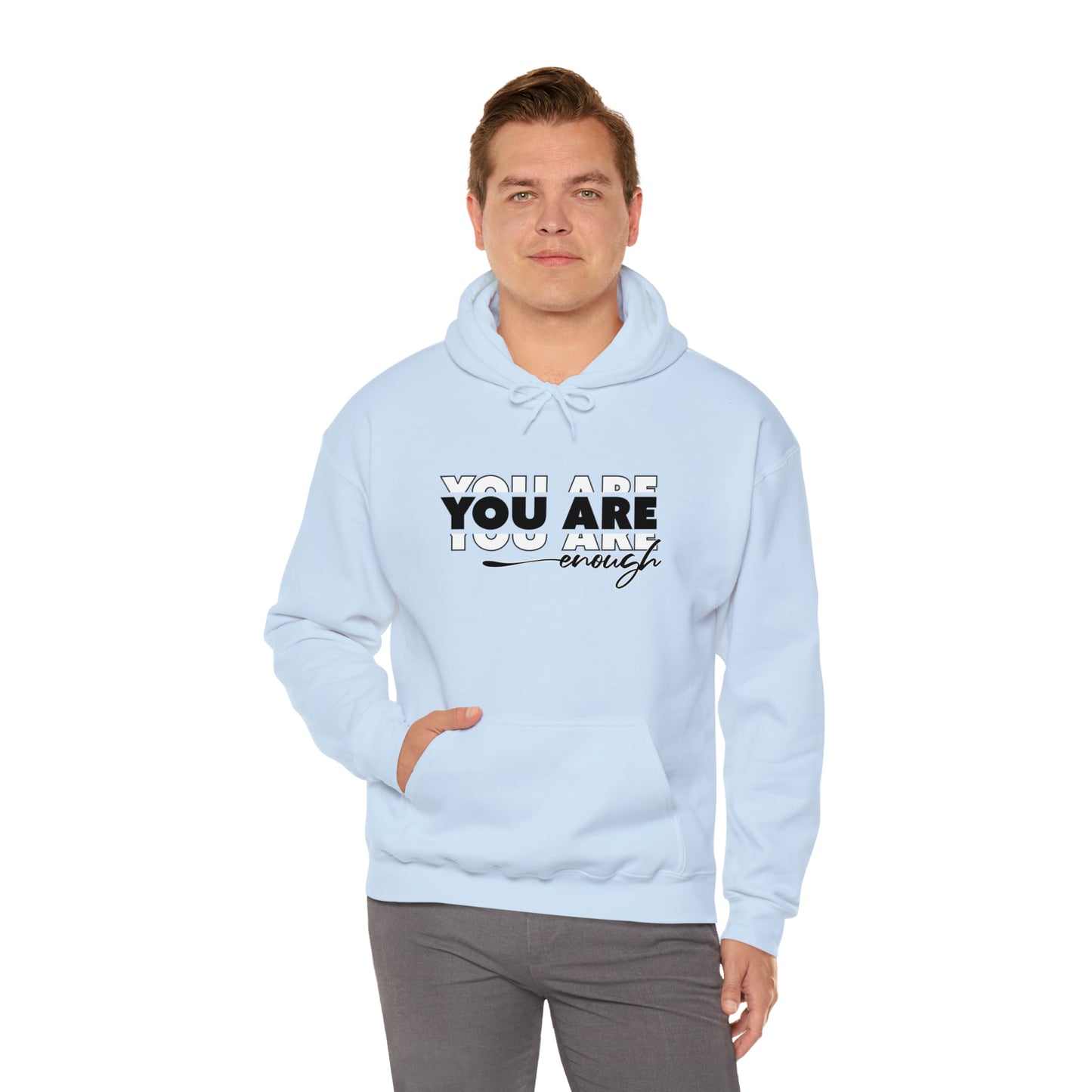 You Are Enough - Unisex Heavy Blend™ Hooded Sweatshirt
